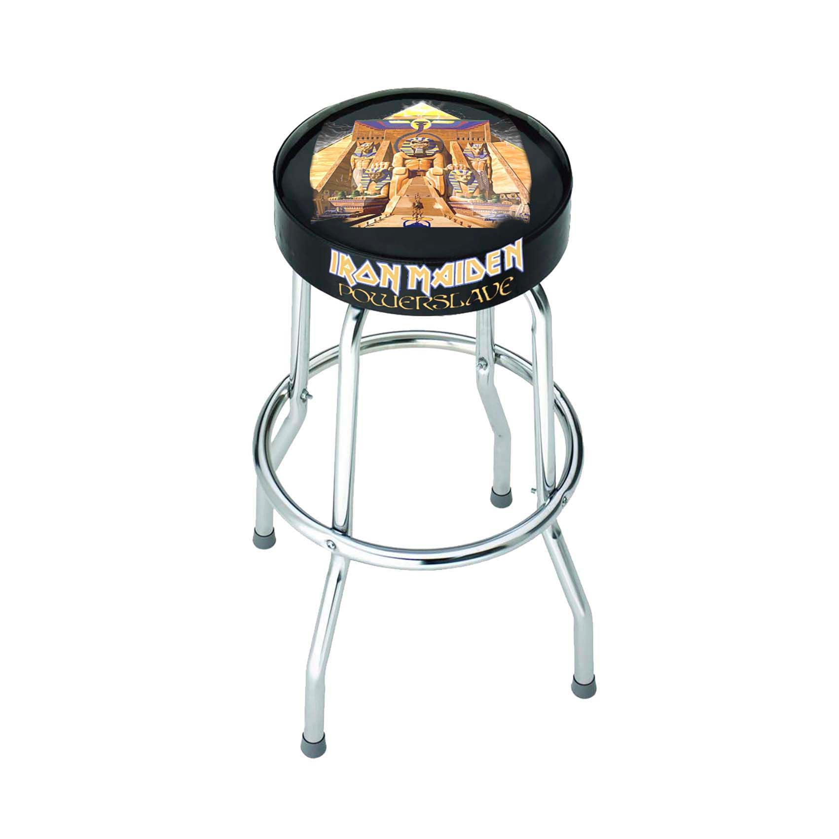 ROCKSAX IRON MAIDEN BAR STOOL - POWERSLAVE