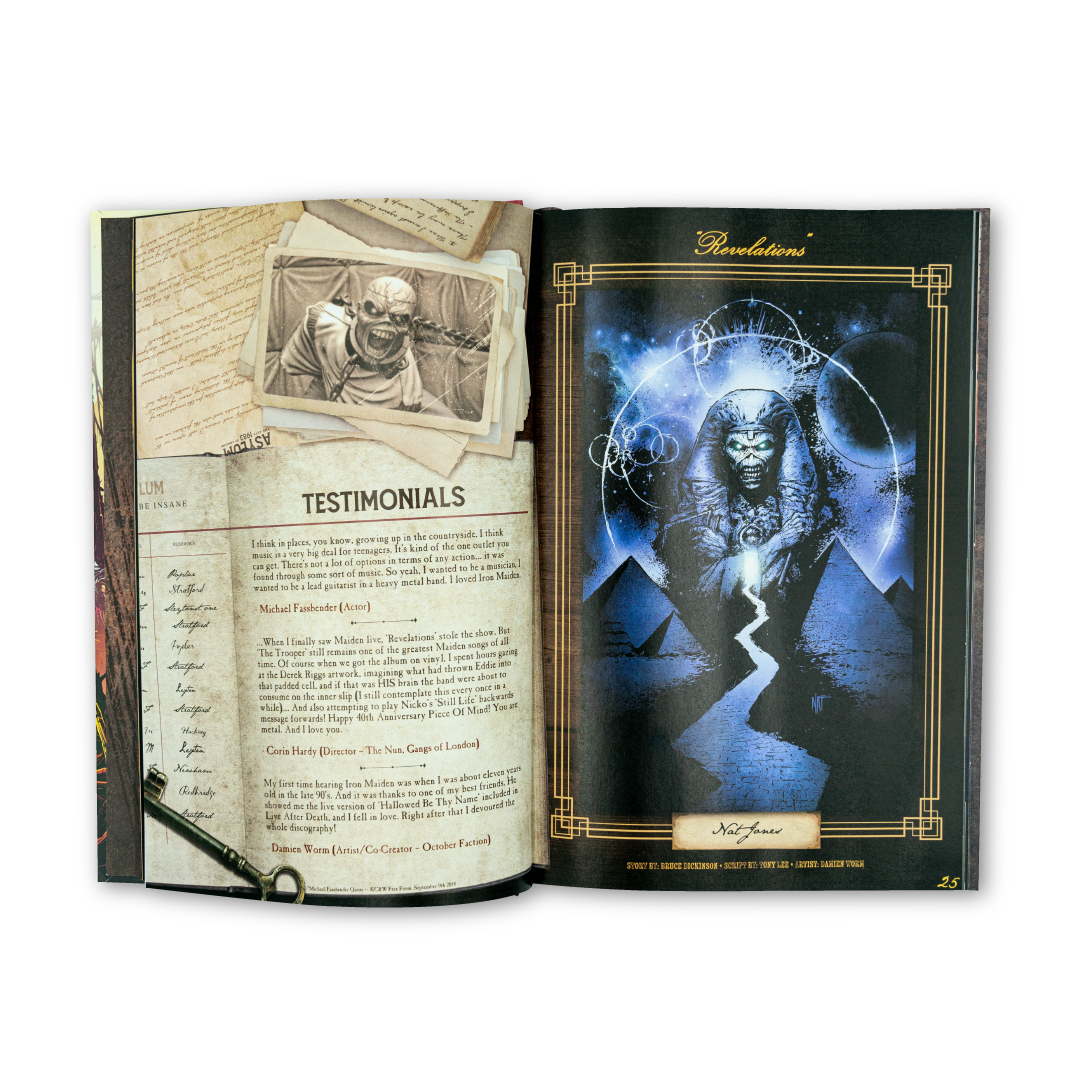 IRON MAIDEN: PIECE OF MIND - HARDCOVER EDITION