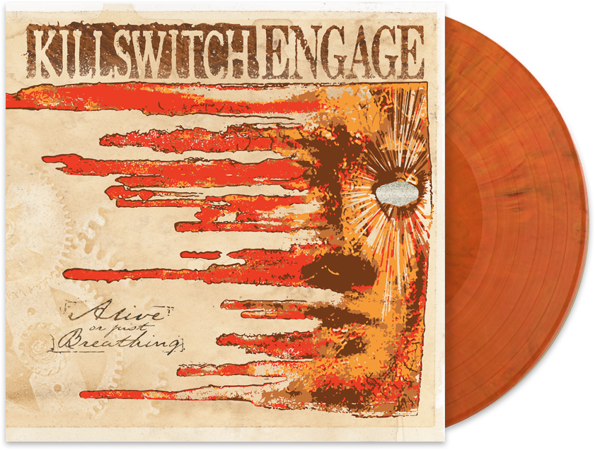 KILLSWITCH ENGAGE'ALIVE OR JUST BREATHING' LP (Limited Edition ' Only 500 Made, Voodoo Vinyl) + "SKULL COVER" SPECIAL COLLECTOR'S EDITION DELUXE MAGAZINE