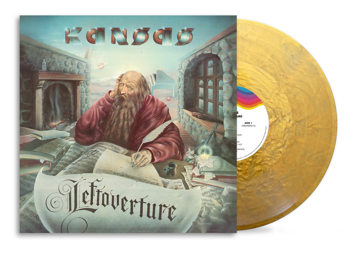KANSAS 'LEFTOVERTURE' LP (50th Anniversary, Gold Vinyl)