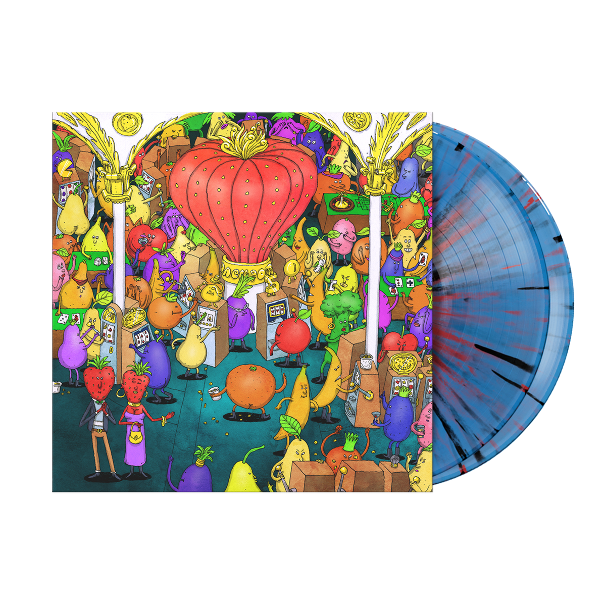 DANCE GAVIN DANCE 'JACKPOT JUICER' 2LP (Blue/Black/Red Splatter Vinyl)