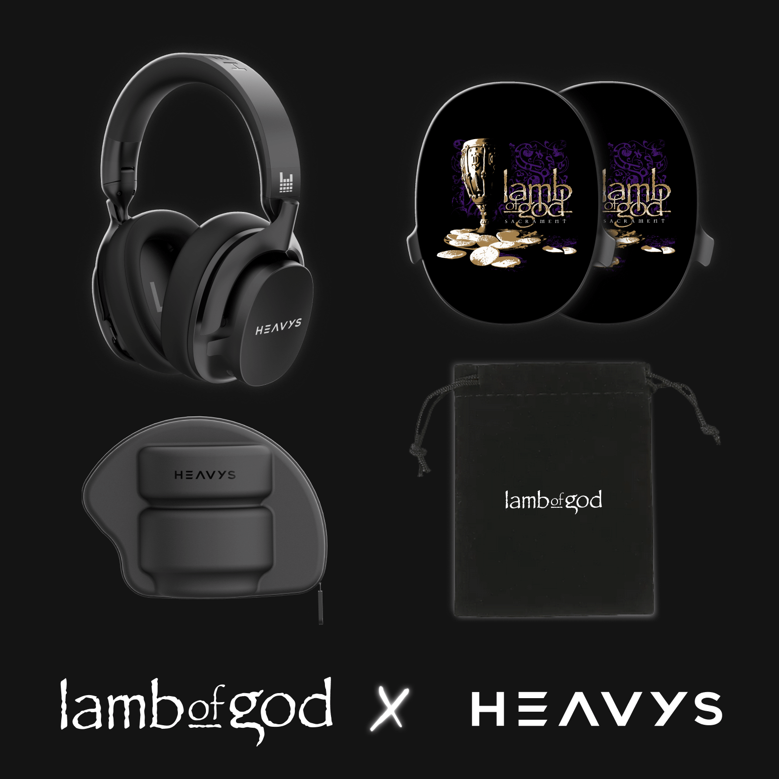 LAMB OF GOD 'SACRAMENT' EDITION HEADPHONES