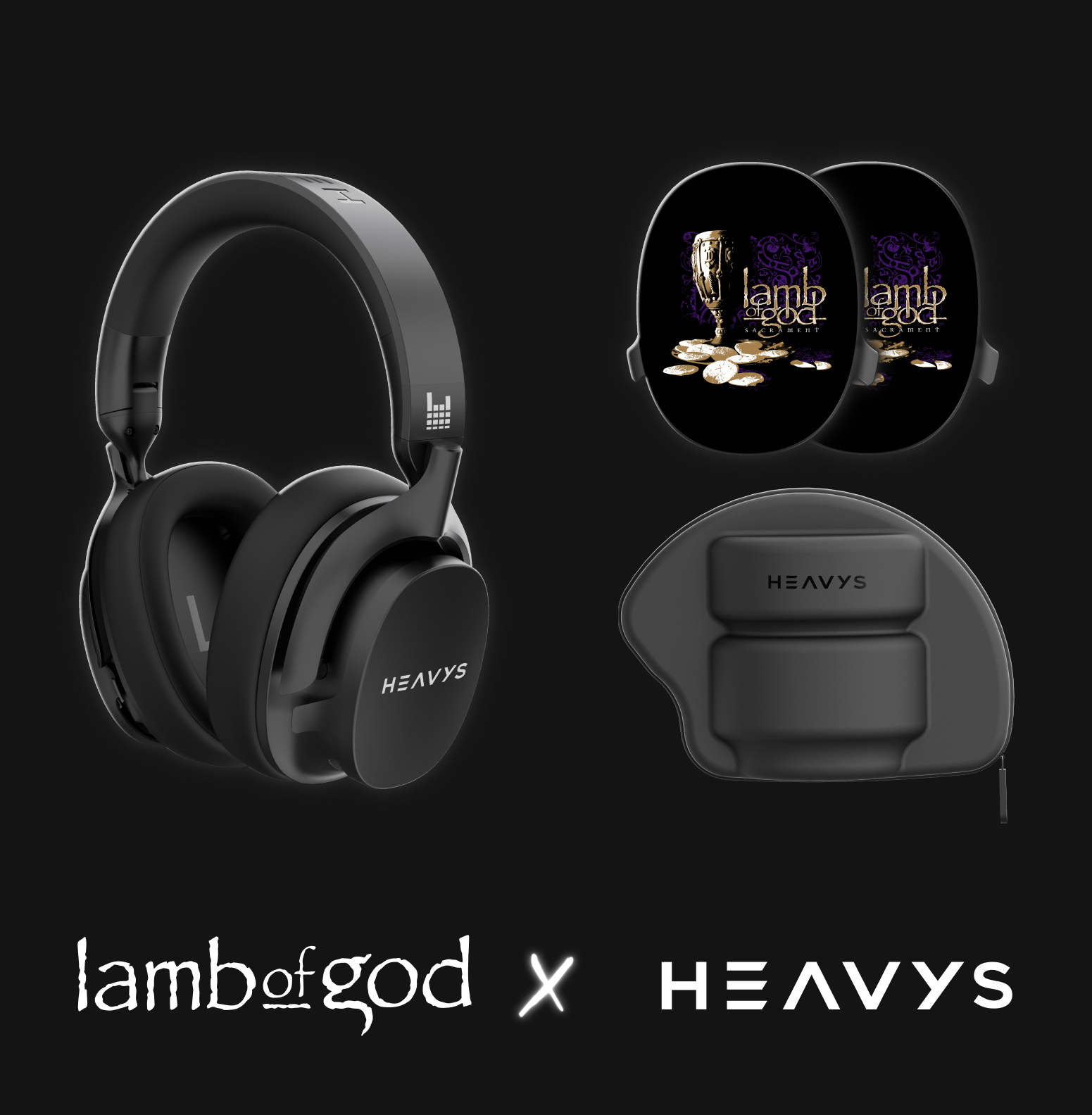 LAMB OF GOD 'SACRAMENT' EDITION HEADPHONES