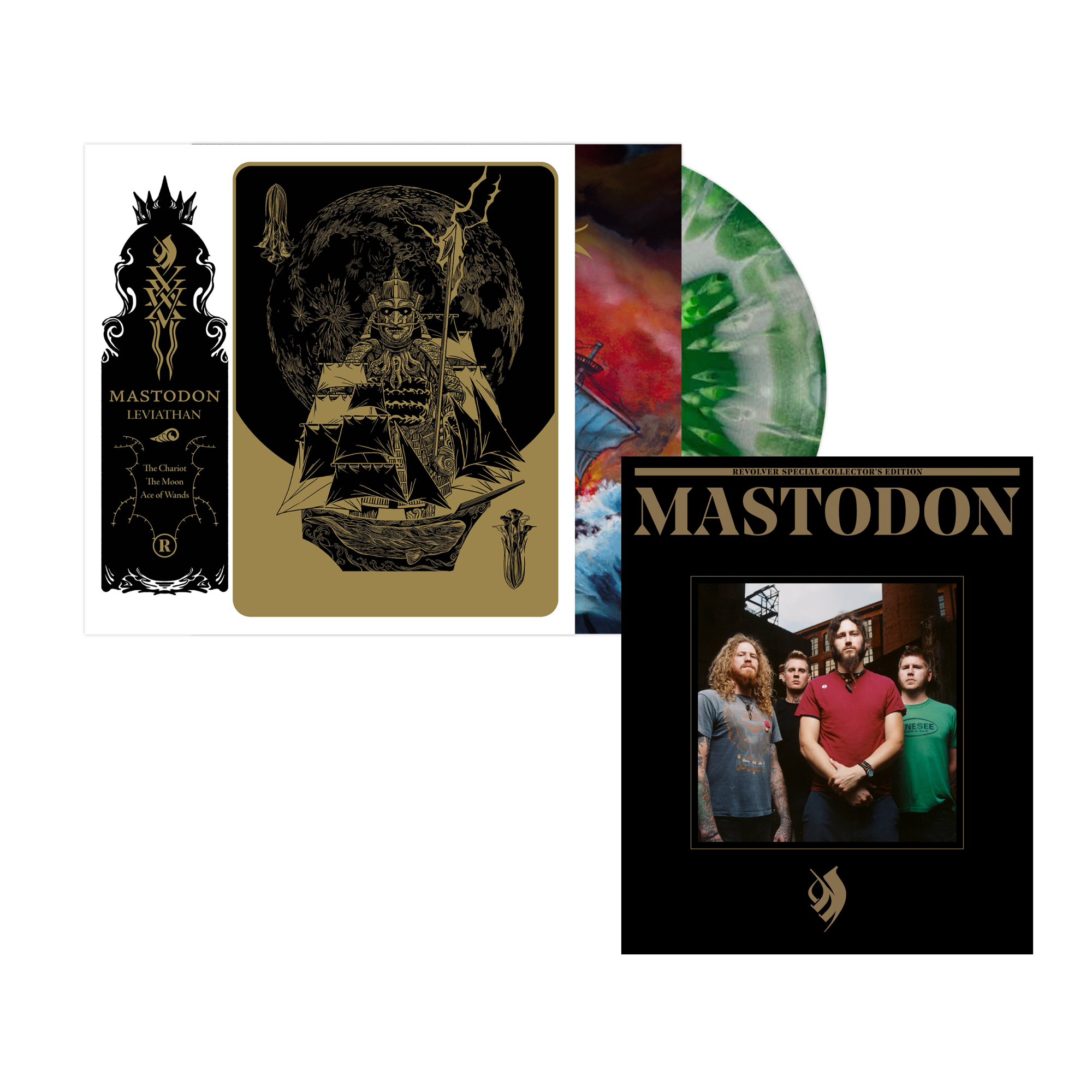 MASTODON 'LEVIATHAN' LP w/ SIGNED 12