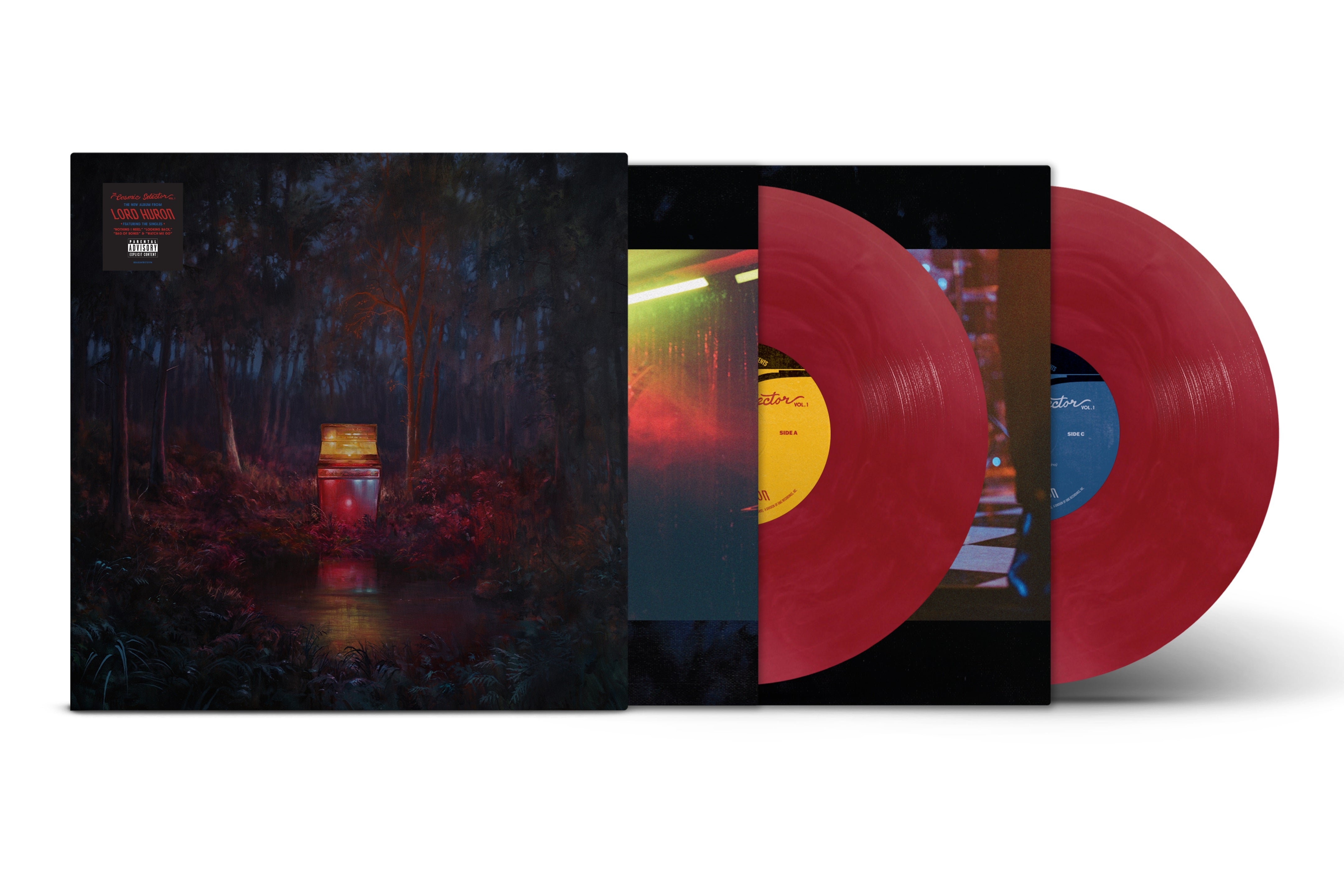 LORD HURON 'THE COSMIC SELECTOR VOL. 1' 2LP (Red Swirl Vinyl)
