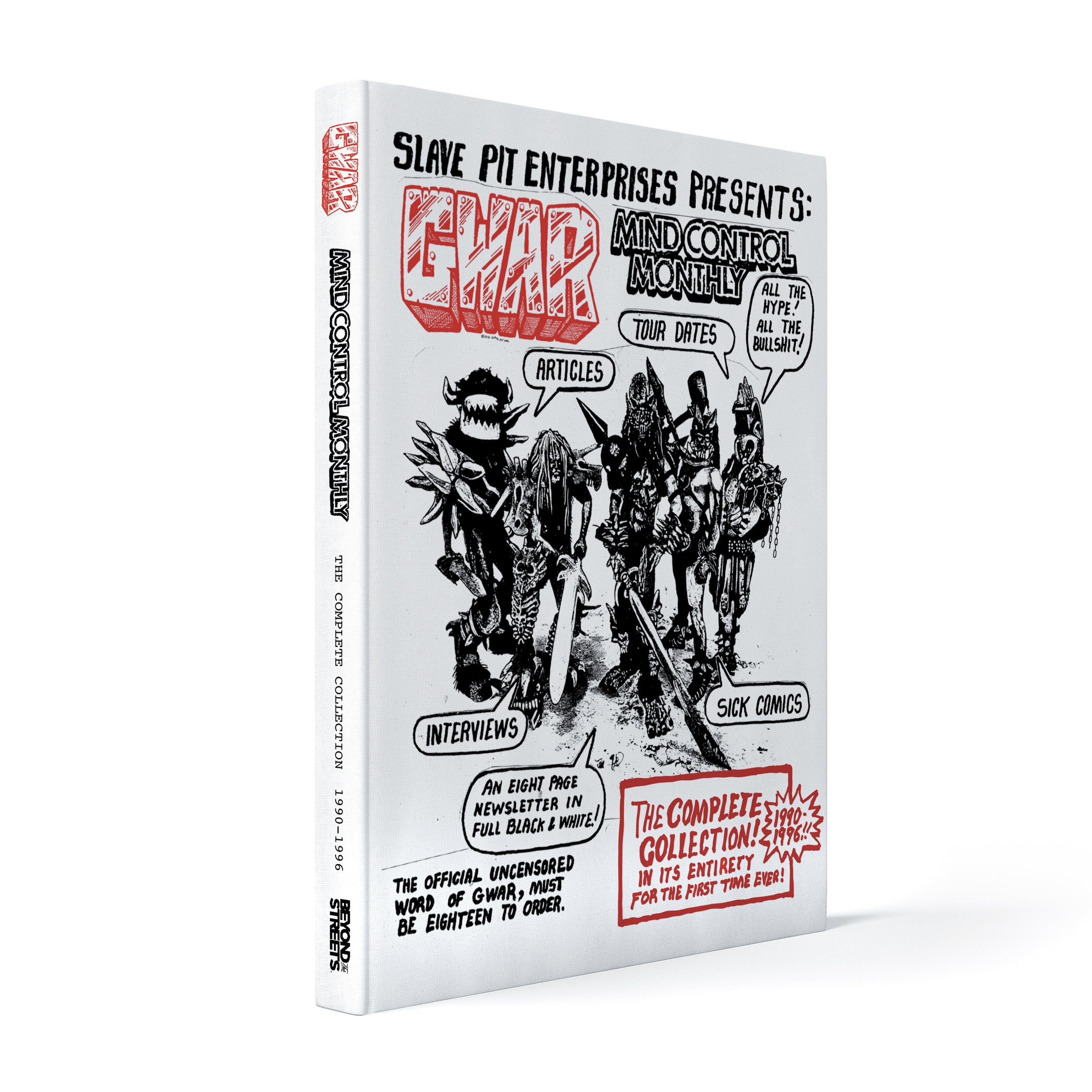 GWAR X BEYOND THE STREETS "MIND CONTROL MONTHLY" BOOK