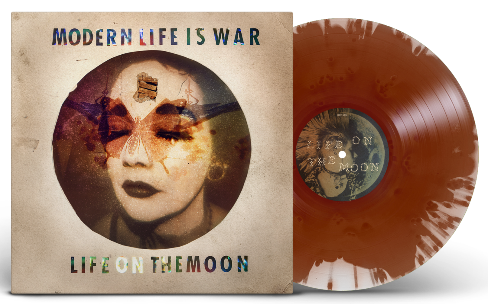 MODERN LIFE IS WAR ‘LIFE ON THE MOON’ LP (Limited Edition – Only 100 made, Cloudy Earth Vinyl)