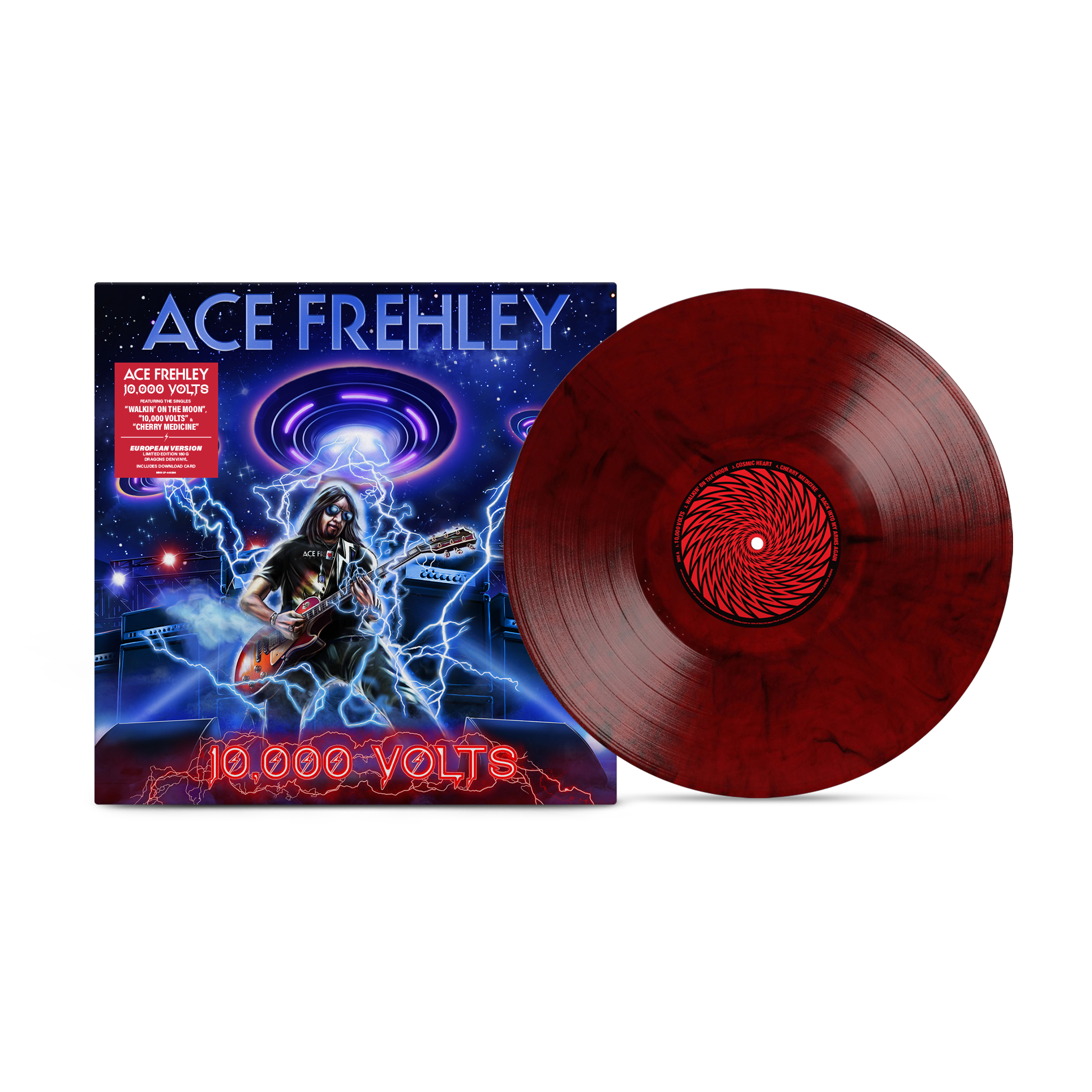 ACE FREHLEY '10,000 VOLTS' LP (Dragons Den Vinyl)