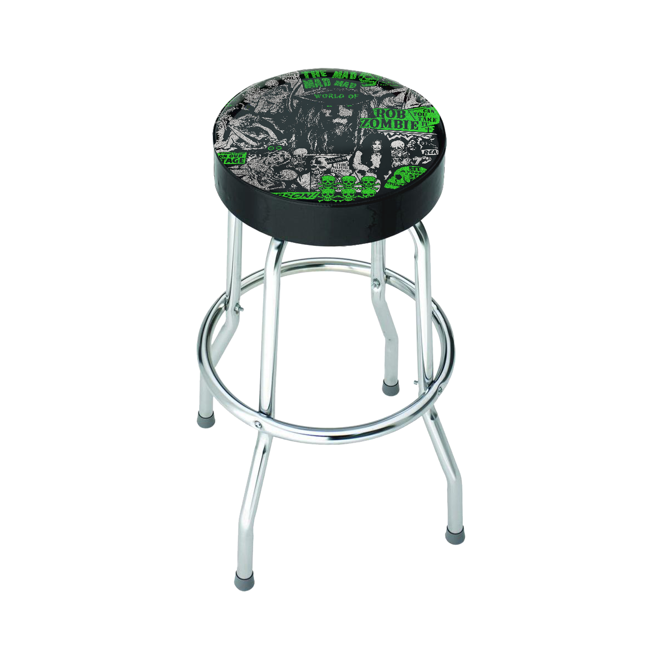 ROCKSAX ROB ZOMBIE BAR STOOL - MAD MAD WORLD