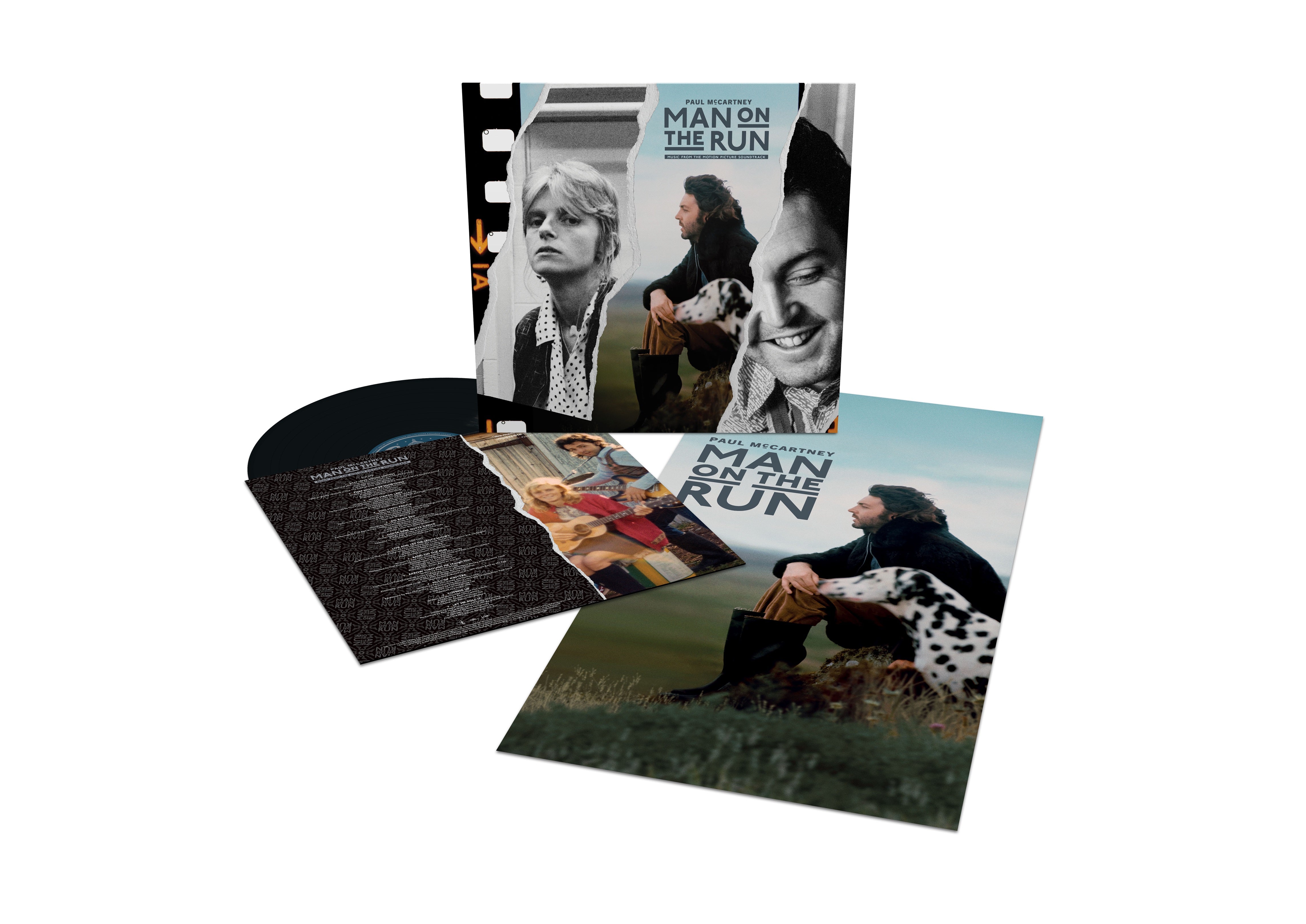 洋楽 Paul McCartney Man on the Run (RARE SET) PAUL MCCARTNEY & WINGS 'MAN ON THE RUN (Soundtrack)' LP