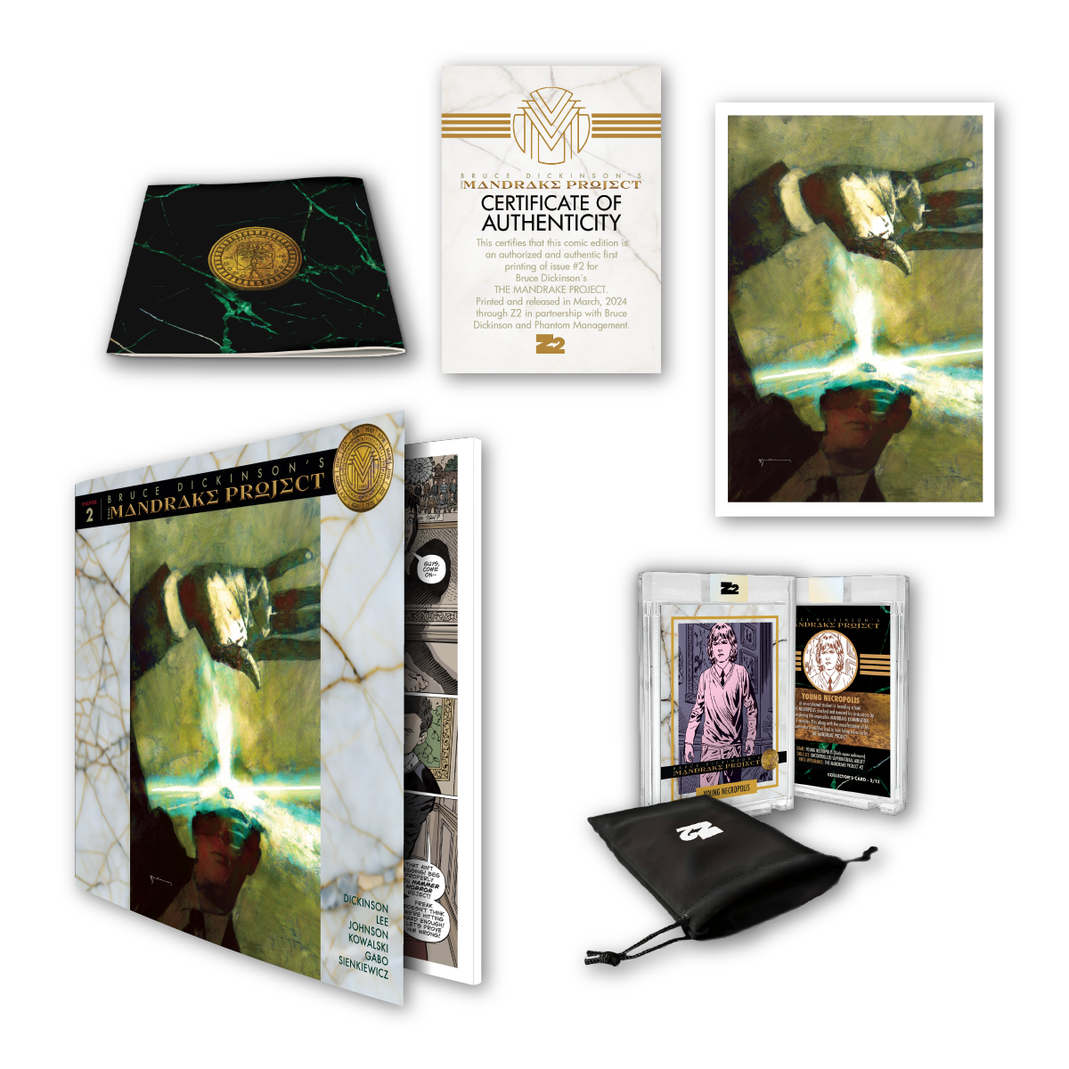 BRUCE DICKINSON'S THE MANDRAKE PROJECT: ISSUE 2 - SIGNED EDITION - 666 AVAILABLE