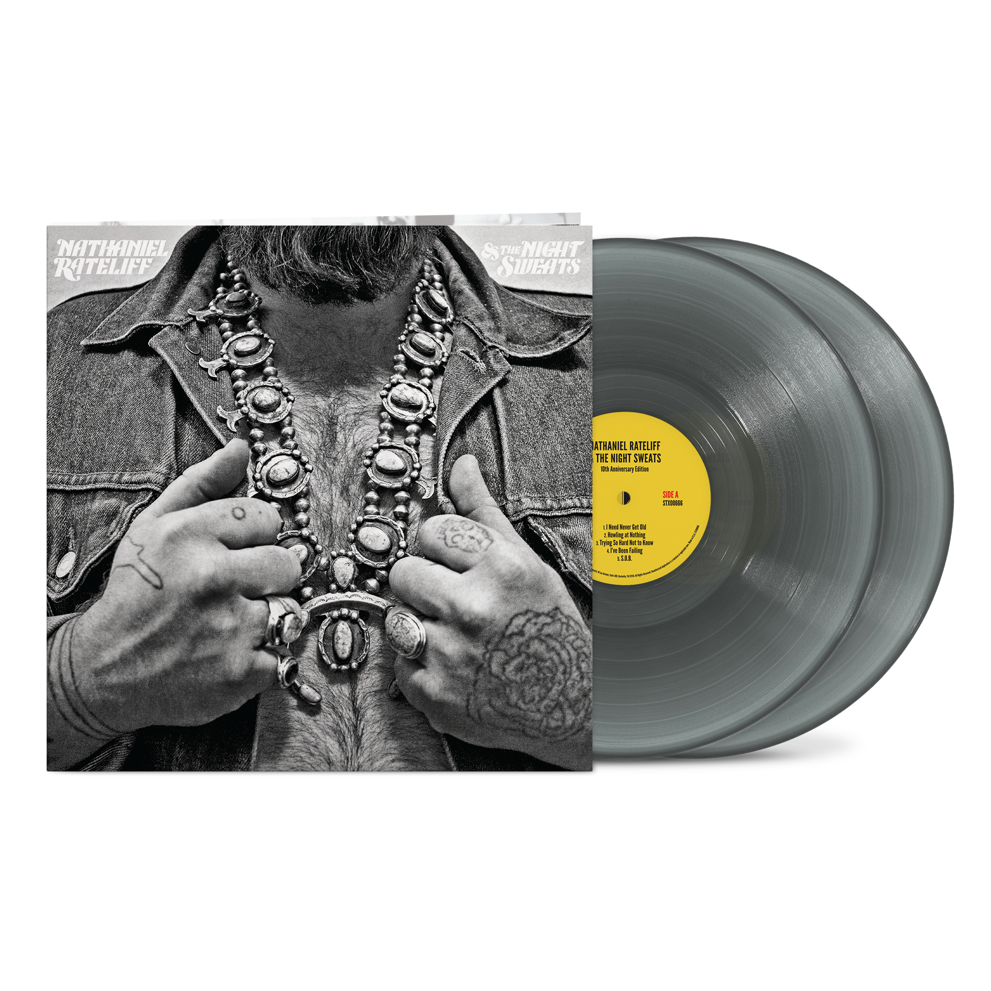 NATHANIEL RATELIFF & THE NIGHT SWEATS 'THE ALBUM' 10TH ANNIVERSARY 2LP (Translucent Black Vinyl)