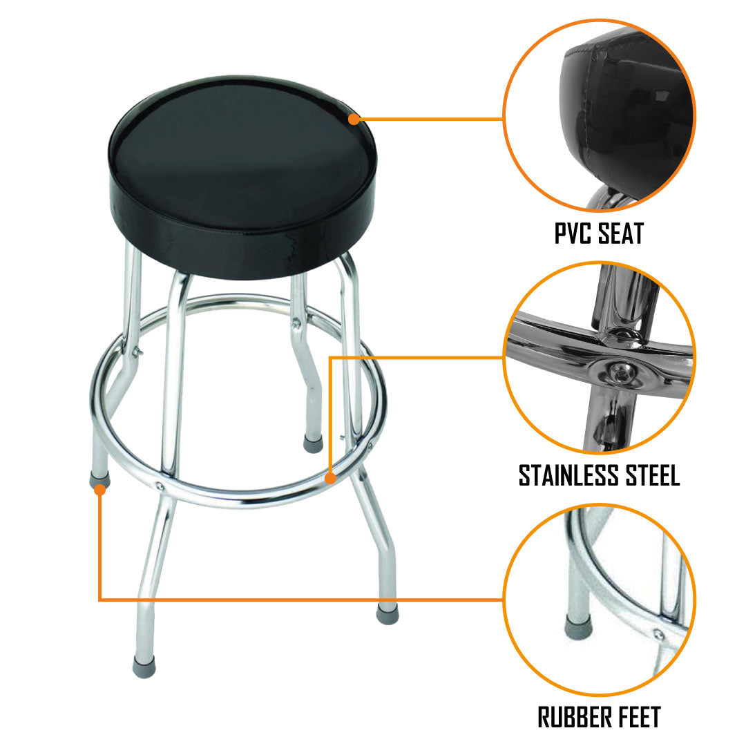 ROCKSAX MARILYN MANSON BAR STOOL - RED LIPS