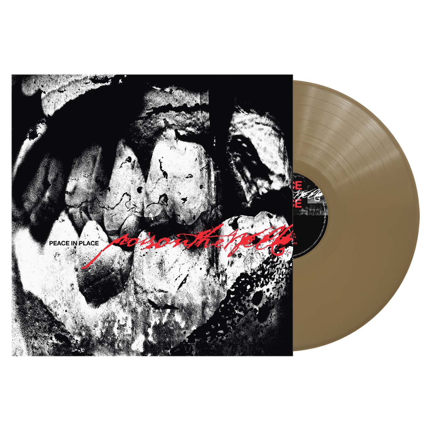 POISON THE WELL ‘PEACE IN PLACE’ LP (Exclusive – Limited to 500, Solid Gold Vinyl)