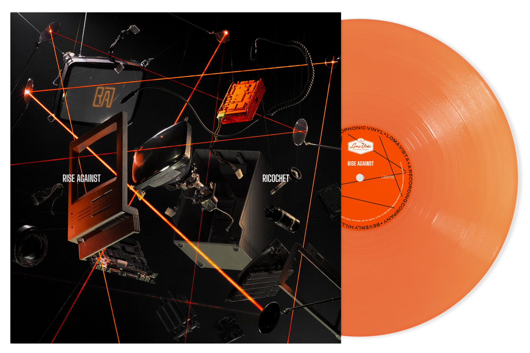 RISE AGAINST 'RICOCHET' LP (Limited Edition — Only 500 Made, Translucent Orange Crush Vinyl)