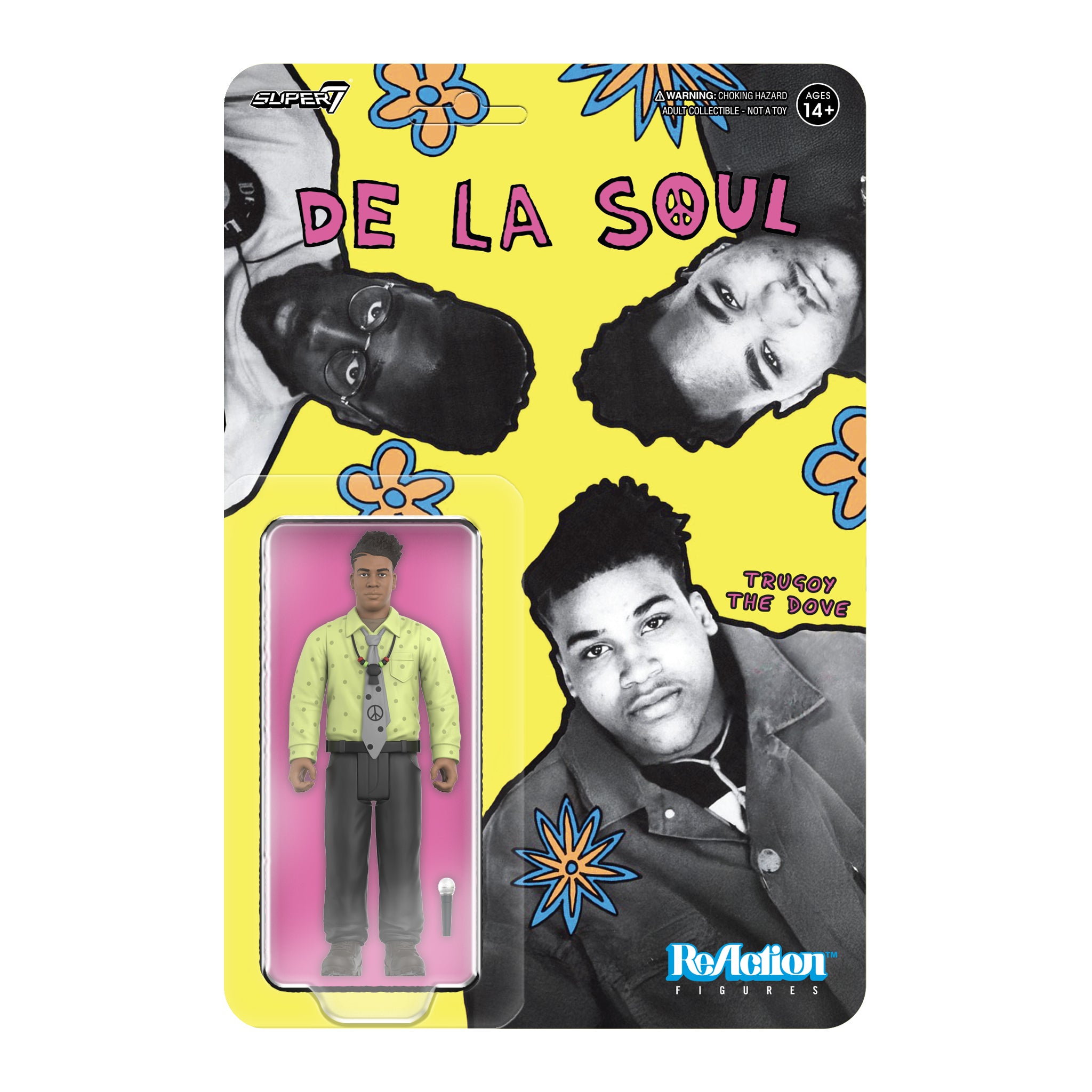 DE LA SOUL DAVID "TRUGOY THE DOVE" JOLICOEUR REACTION FIGURE WAVE 1 (Me, Myself & I)