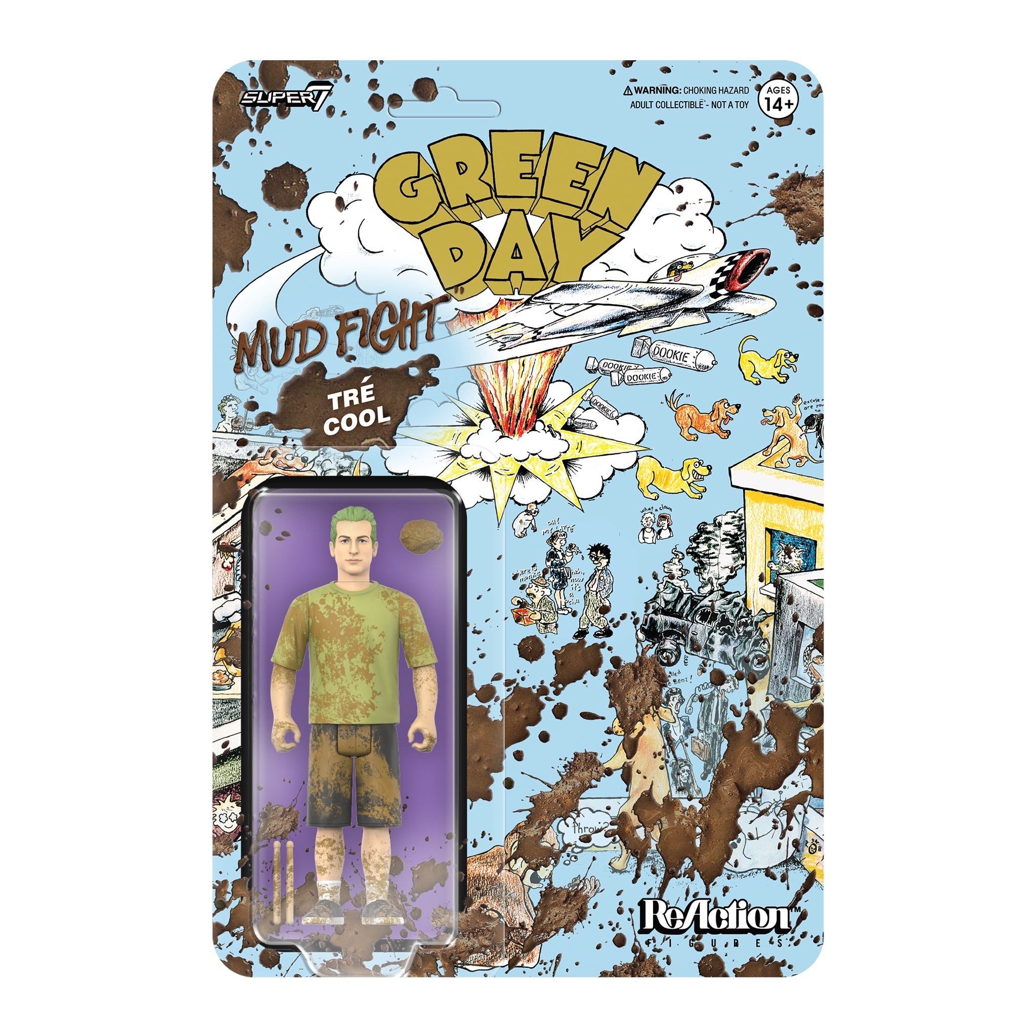 GREEN DAY 'TRE COOL - MUD FIGHT' REACTION FIGURE (Wave 1)