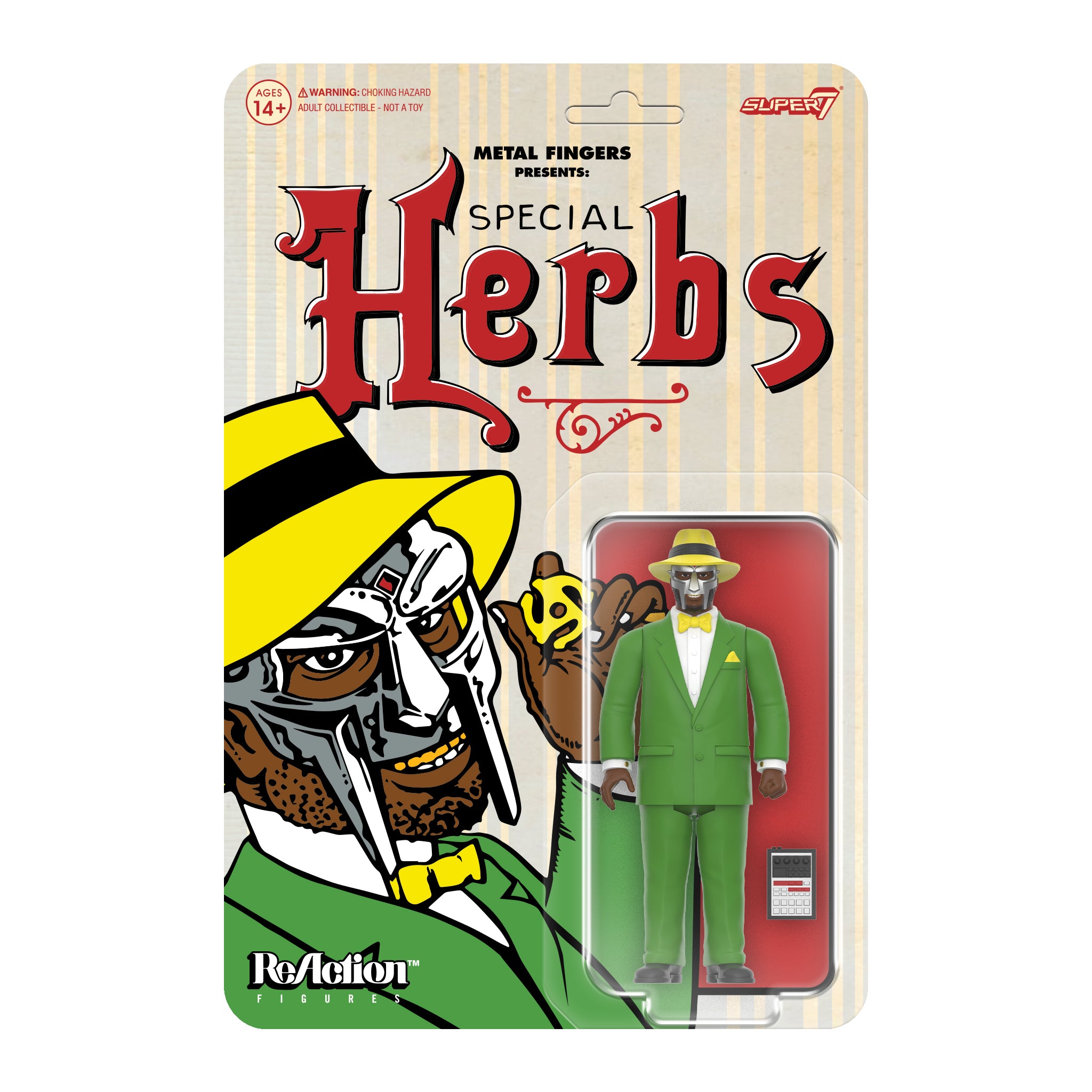 MF DOOM - SPECIAL HERBS - REACTION FIGURE - WAVE 4