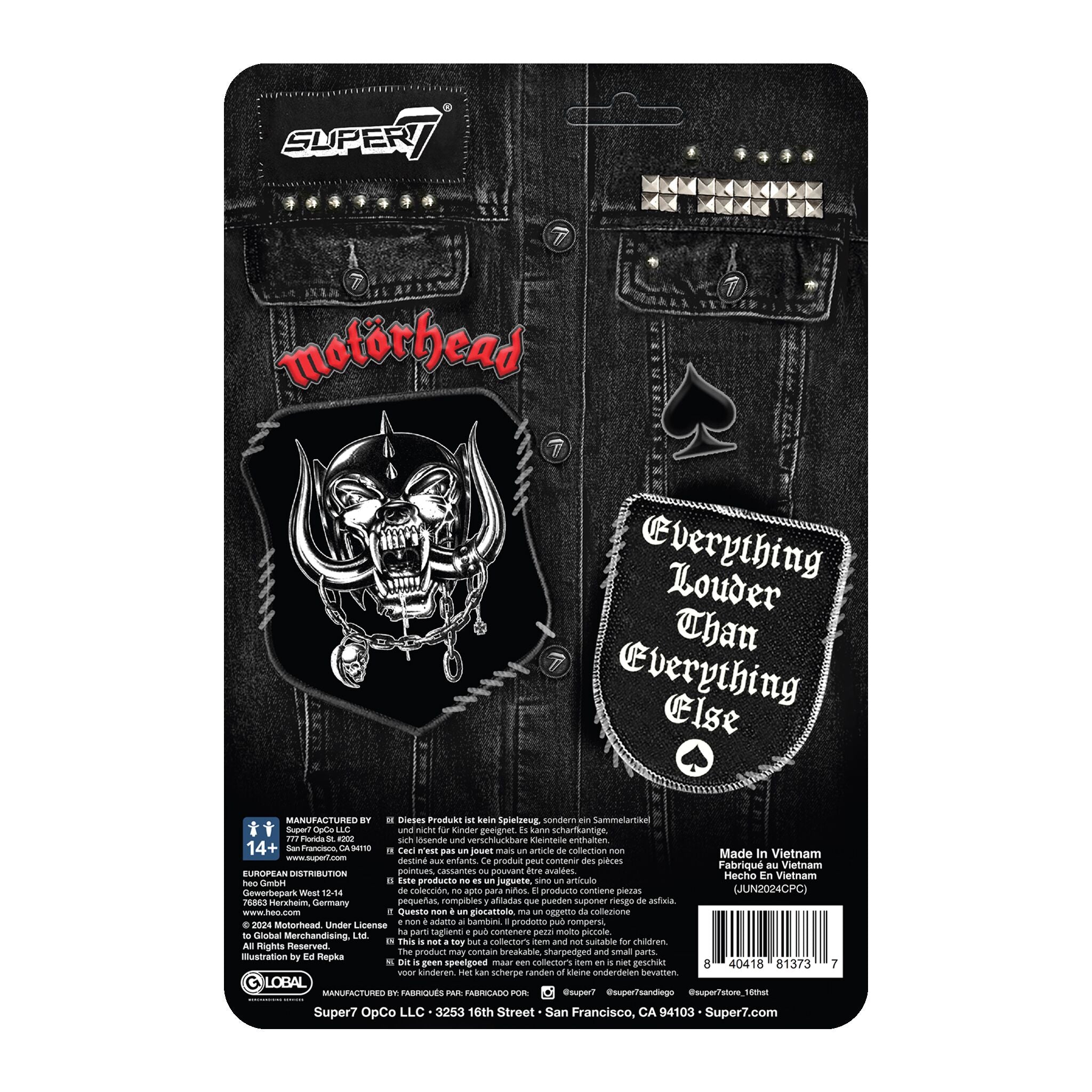 MOTORHEAD REACTION FIGURE 'LEMMY' MODERN COWBOY