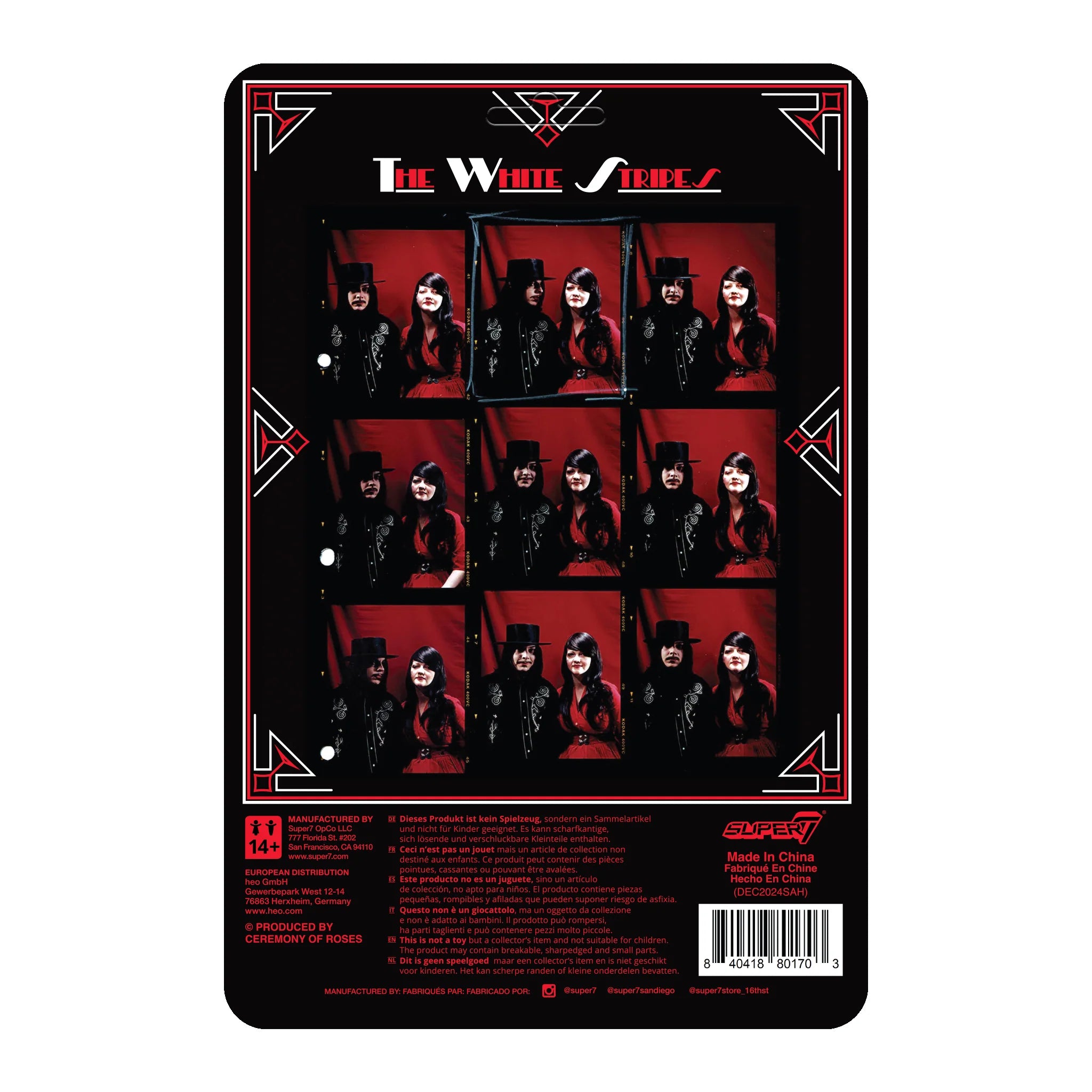 THE WHITE STRIPES 2-PACK REACTION FIGURES (Get Behind Me Satan)