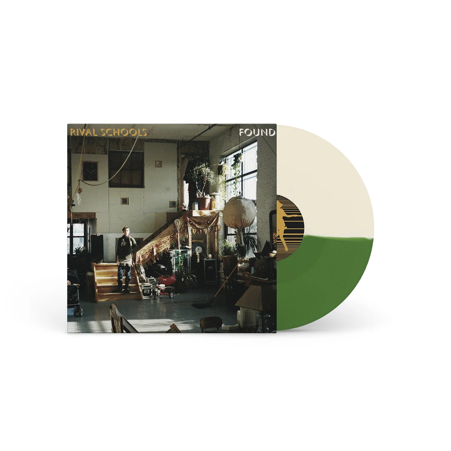 RIVAL SCHOOLS ‘FOUND’ LP (Olive & Cream Halves Vinyl)
