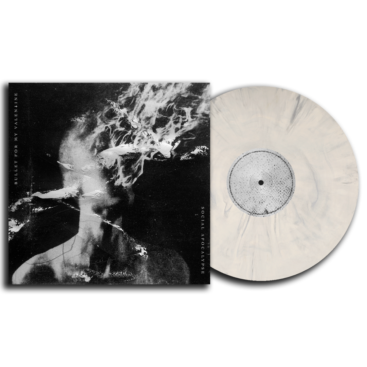 BULLET FOR MY VALENTINE ‘SOCIAL APOCALYPSE’ LP (Limited Edition, White w/Grey Marble Vinyl)
