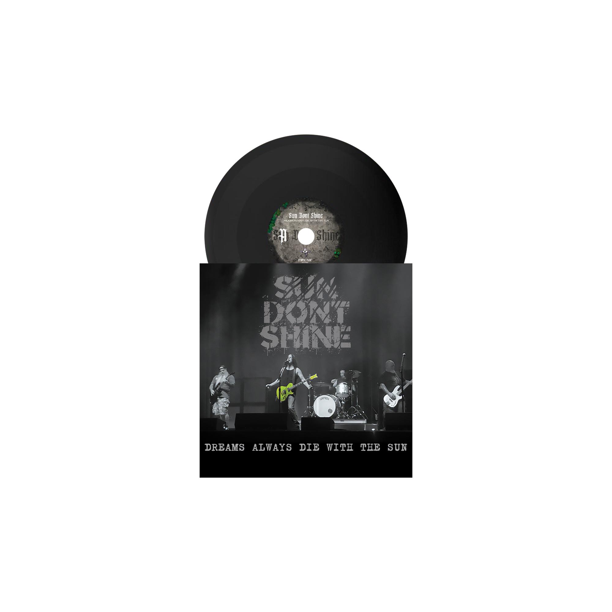 SUN DONT SHINE ‘FROM BIRTH TO DEATH’ LP (Exclusive – Various Color Vinyl) + 4" TINY VINYL