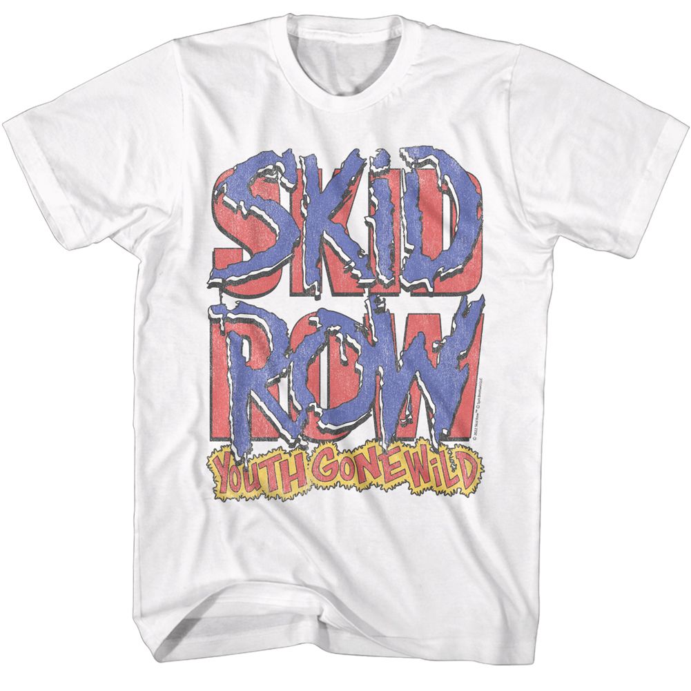 SKID ROW - LOGO AND YGW SHIRT