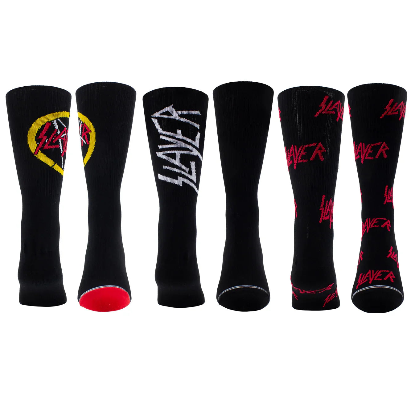 SLAYER '3 PACK' CREW SOCKS