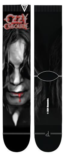 OZZY 'BLOOD' CREW SOCKS