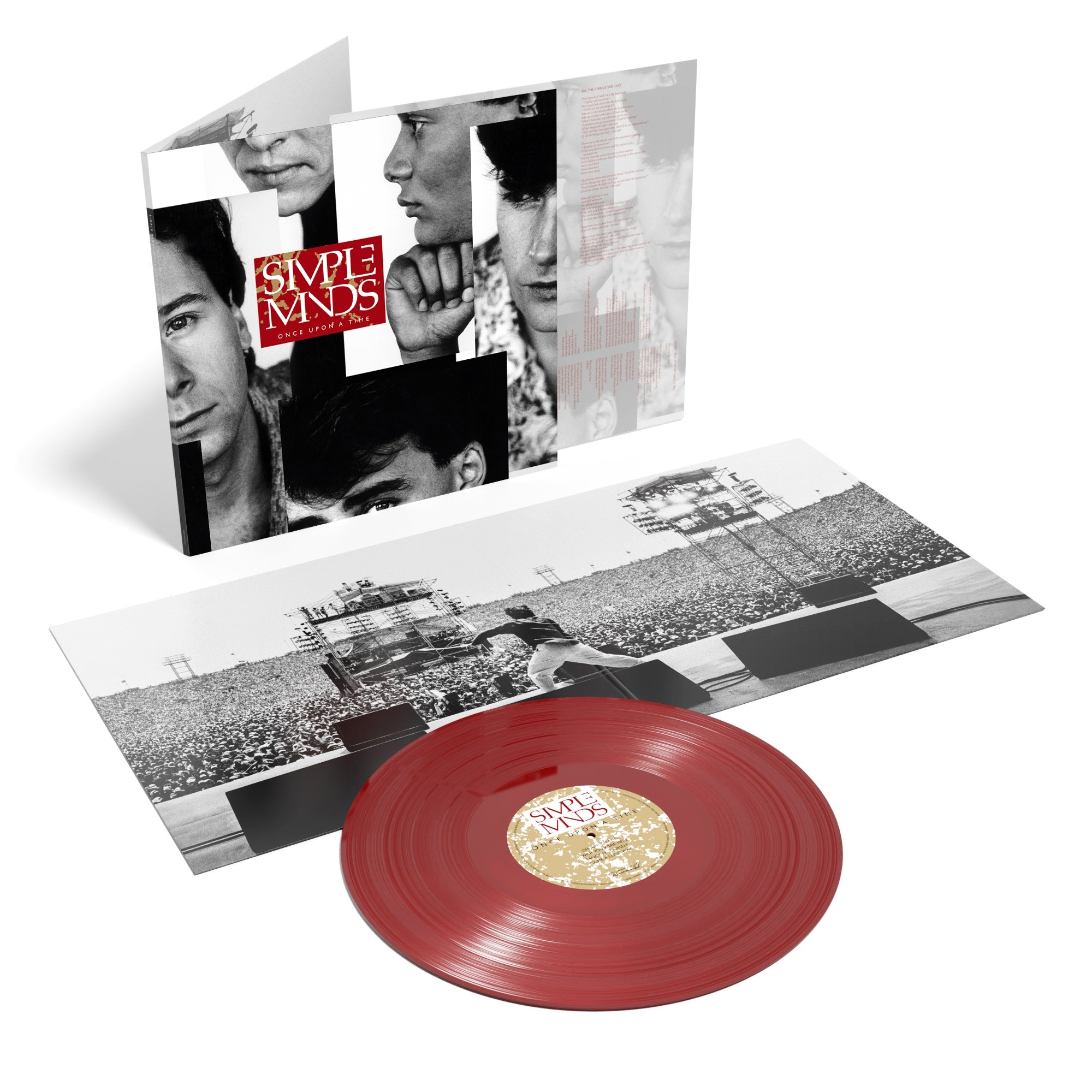 SIMPLE MINDS 'ONCE UPON A TIME' LP (Red Vinyl)