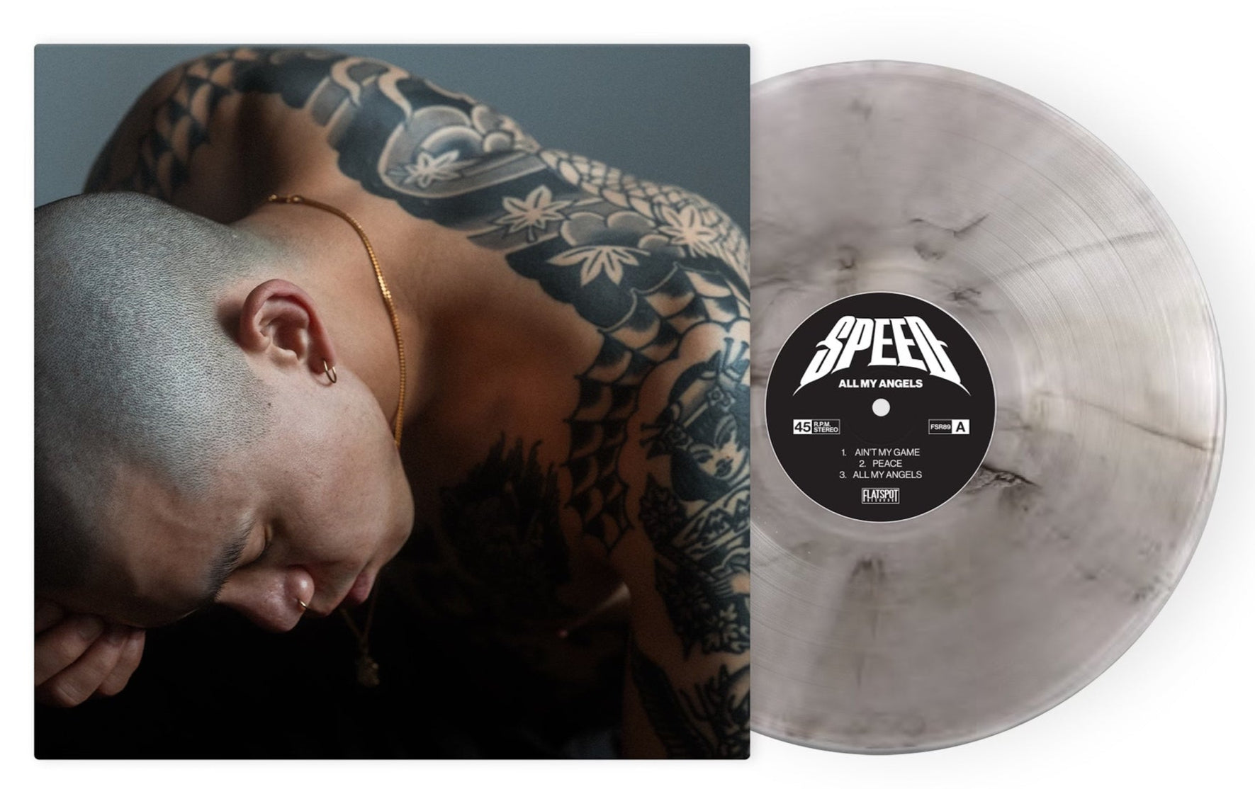 SPEED ‘ALL MY ANGELS’ EP (Clear Smoke Black Vinyl w/B-Side Screen Print)