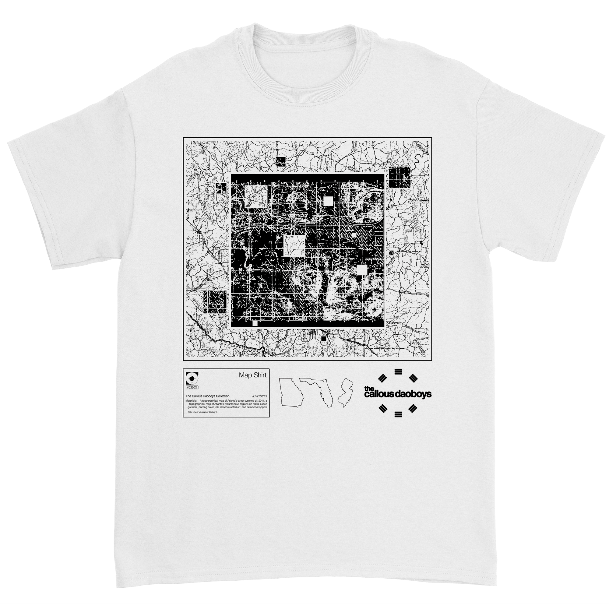 THE CALLOUS DAOBOYS MAP T-SHIRT