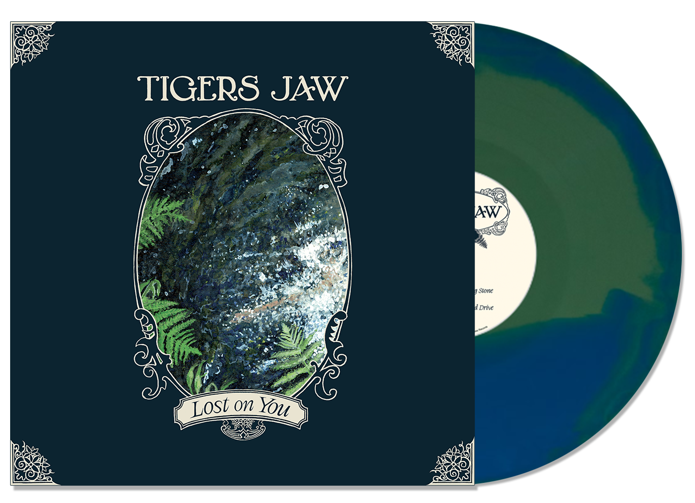 TIGERS JAW ‘LOST ON YOU’ LP (Exclusive – Limited to 300, Blue & Green Swirl Vinyl)