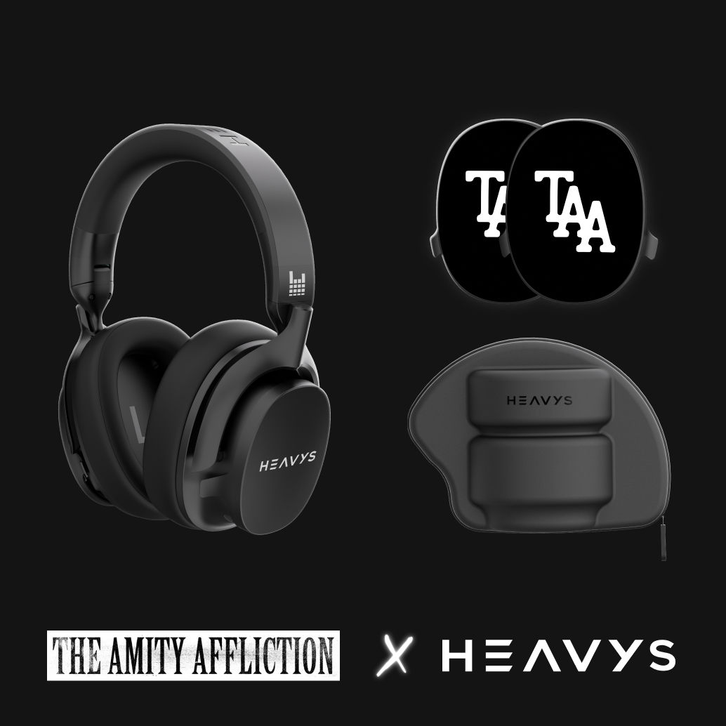 THE AMITY AFFLICTION X HEAVYS HEADPHONES
