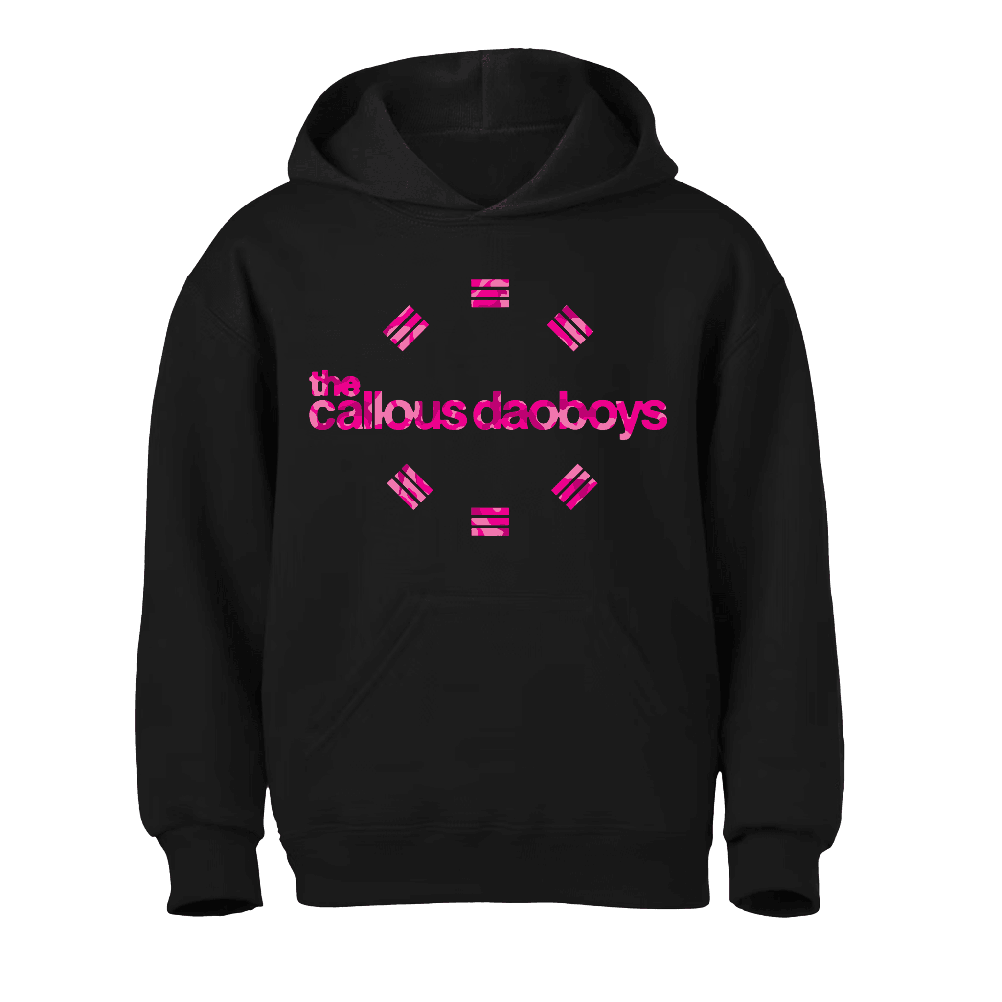 THE CALLOUS DAOBOYS PINK LOGO HOODIE