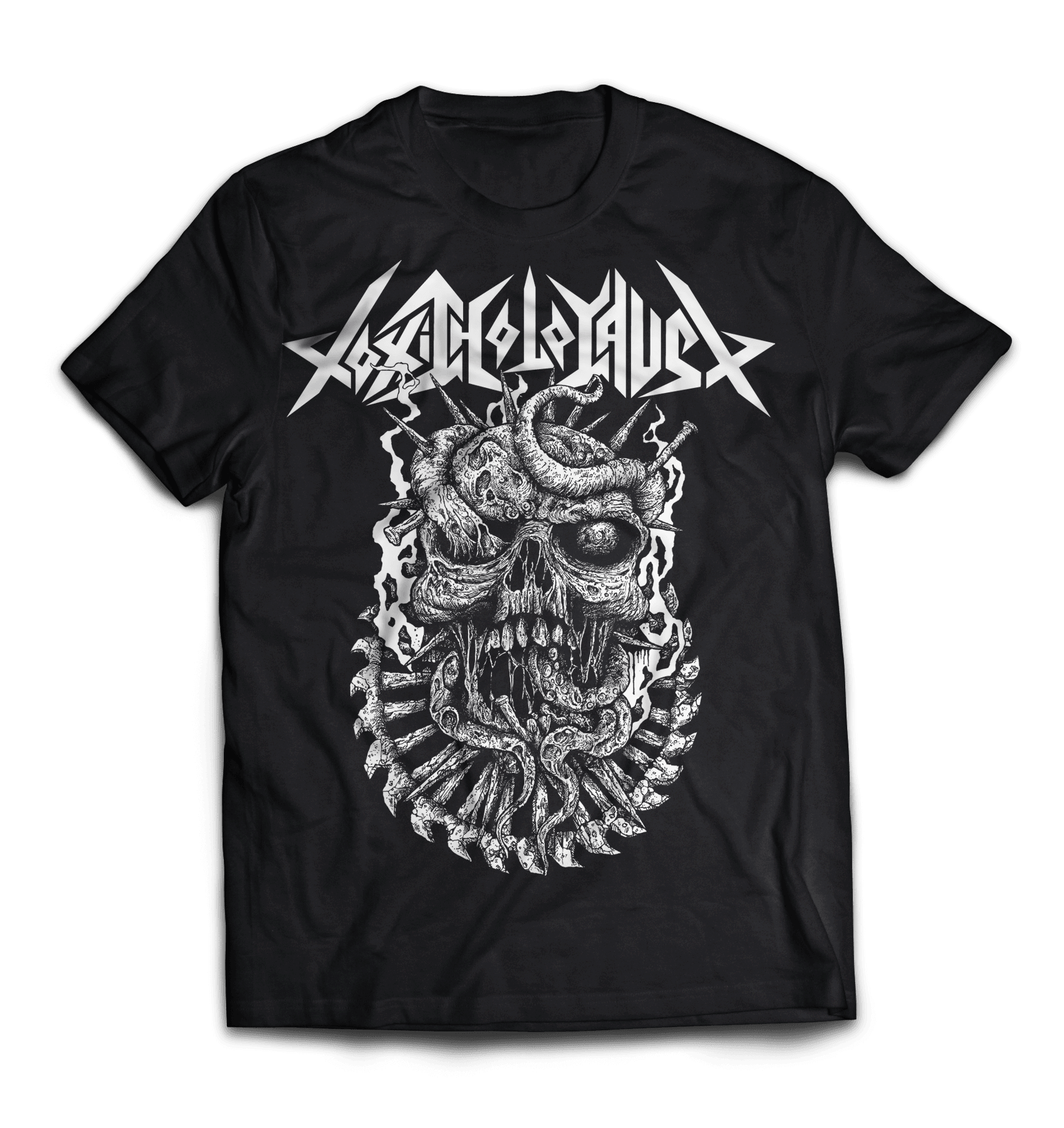 TOXIC HOLOCAUST SKULL T-SHIRT