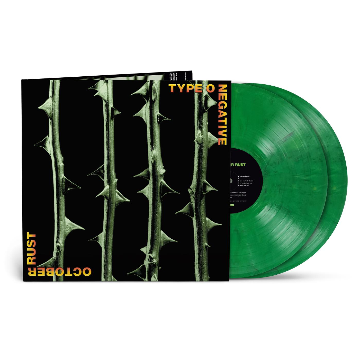 TYPE O NEGATIVE 'OCTOBER RUST' 2LP (Green and Black Marble Vinyl)