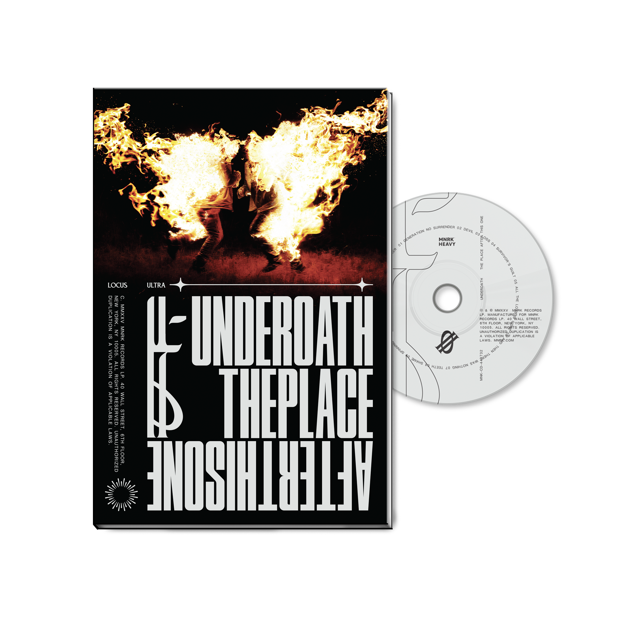 UNDEROATH 'THE PLACE AFTER THIS ONE' CD + ZINE