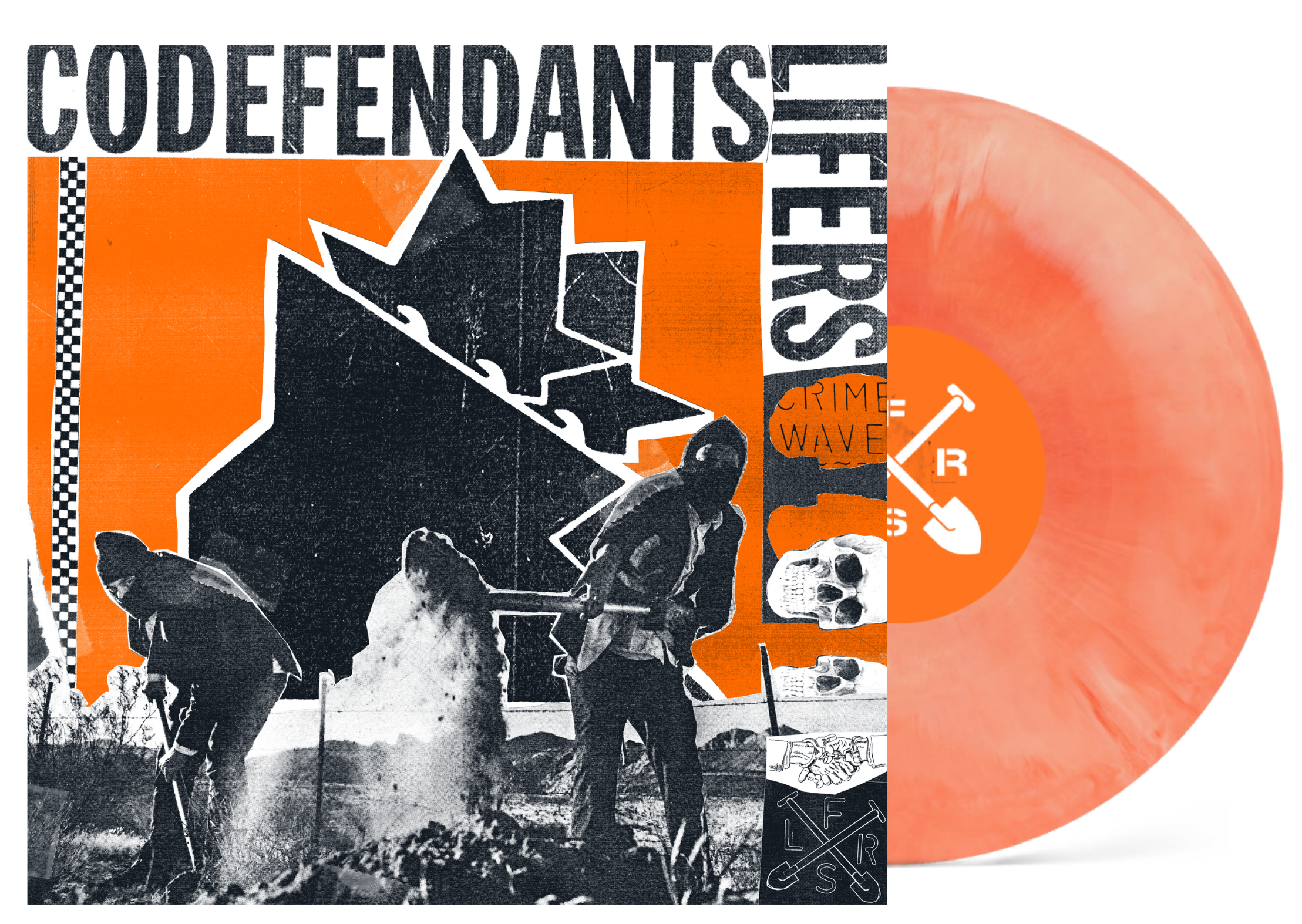 CODEFENDANTS 'LIFERS' LP (Exclusive – Limited to 200, Galaxy Swirl Vin