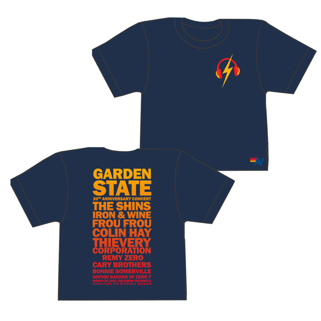 AVIATOR NATION X GARDEN STATE 20TH ANNIVERSARY BOYFRIEND T-SHIRT