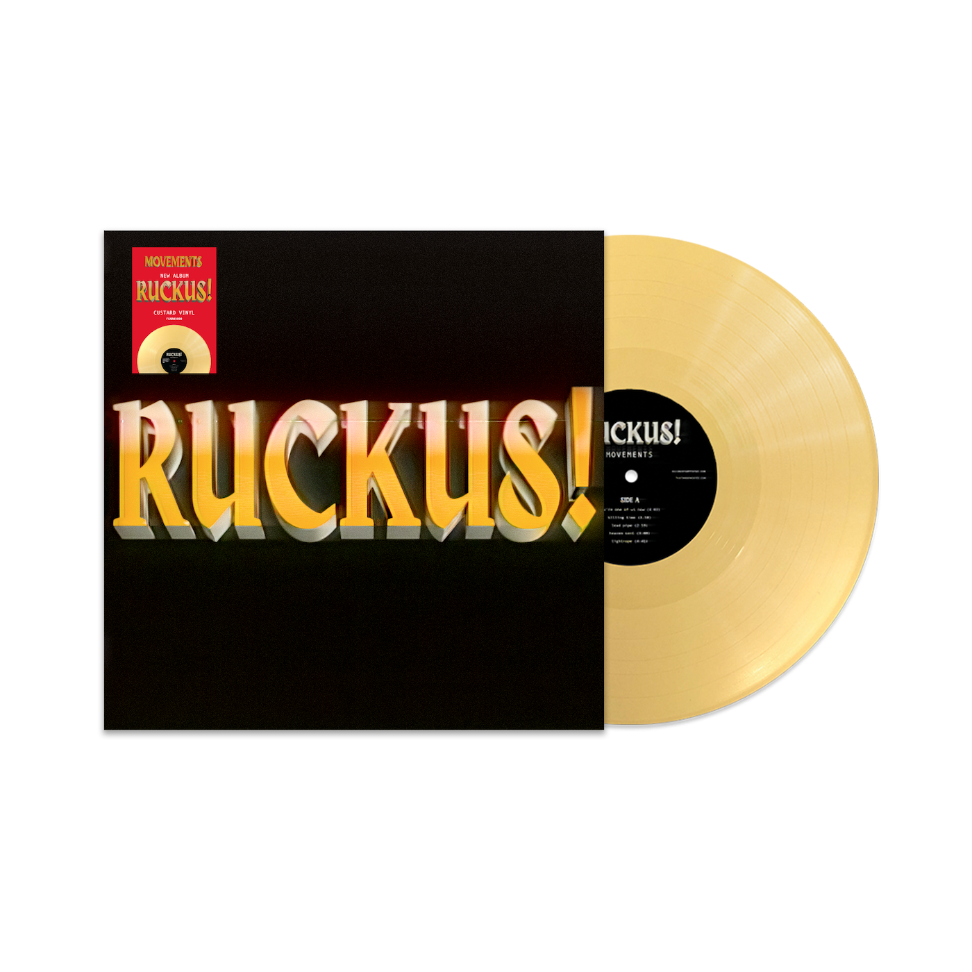 MOVEMENTS 'RUCKUS!' LP (Custard Vinyl)