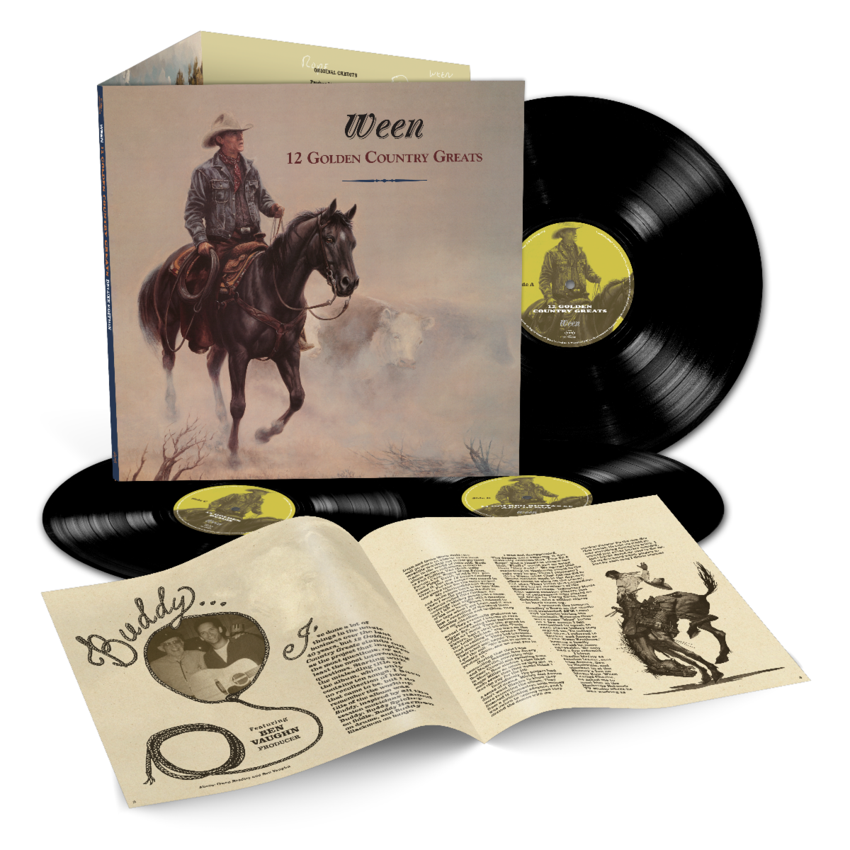 WEEN '12 GOLDEN COUNTRY GREATS' 3LP (Deluxe, 20th Anniversary Edition)