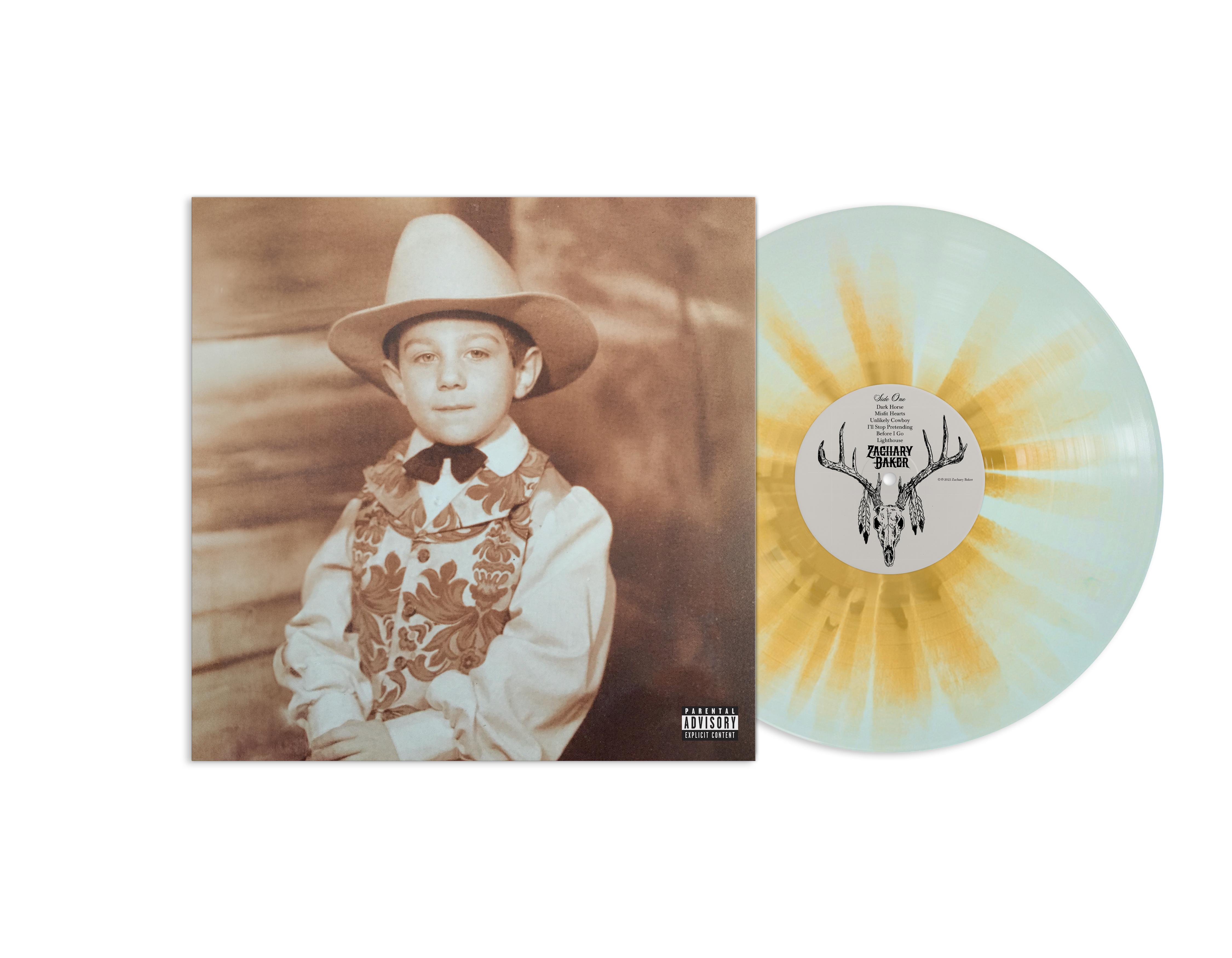 ZACHARY BAKER 'DARK HORSE' LP (Exclusive – Limited to 200, Sky Blue w/