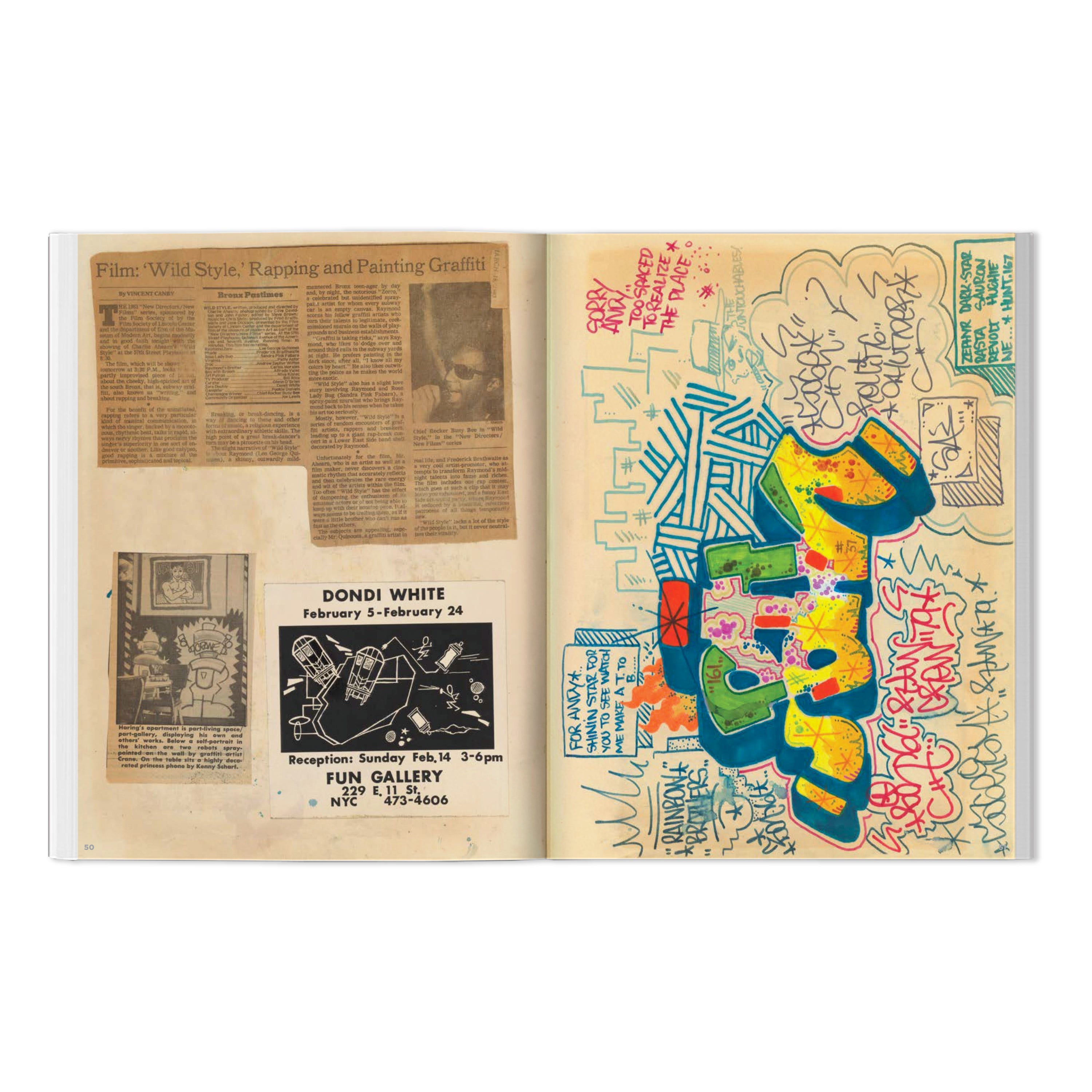 ZEPHYR "GRAFFITI BLACL BOOK/SCRAPBOOK: 1978 & BEYOND” BOOK