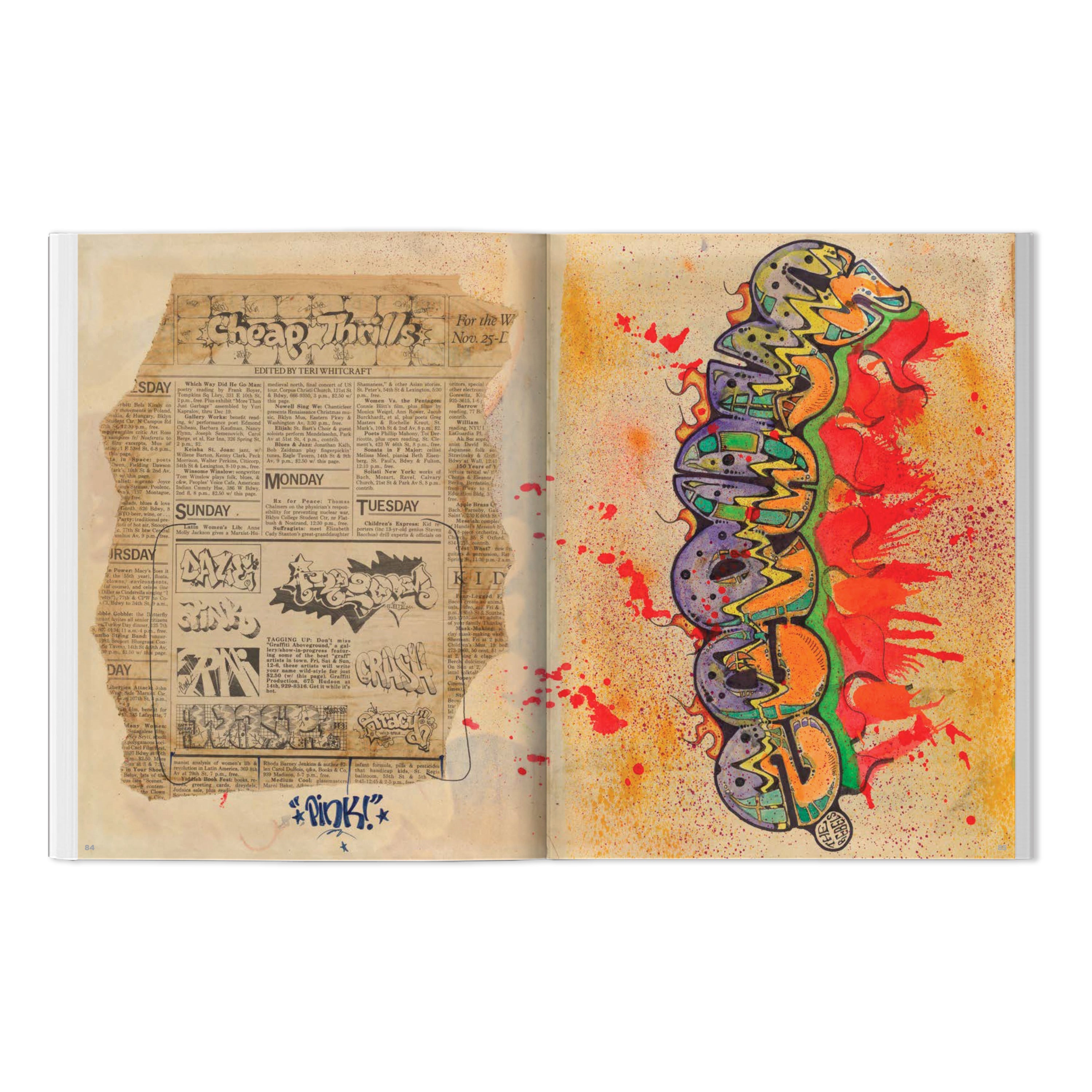 ZEPHYR "GRAFFITI BLACL BOOK/SCRAPBOOK: 1978 & BEYOND” BOOK