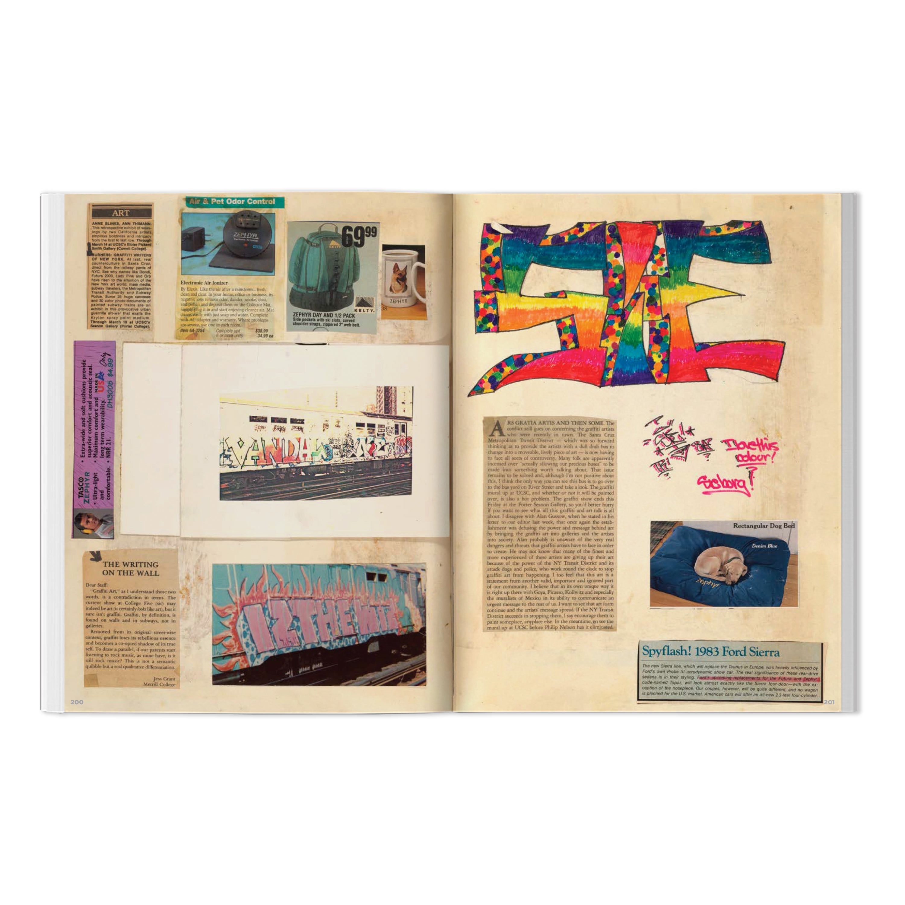 ZEPHYR "GRAFFITI BLACL BOOK/SCRAPBOOK: 1978 & BEYOND” BOOK