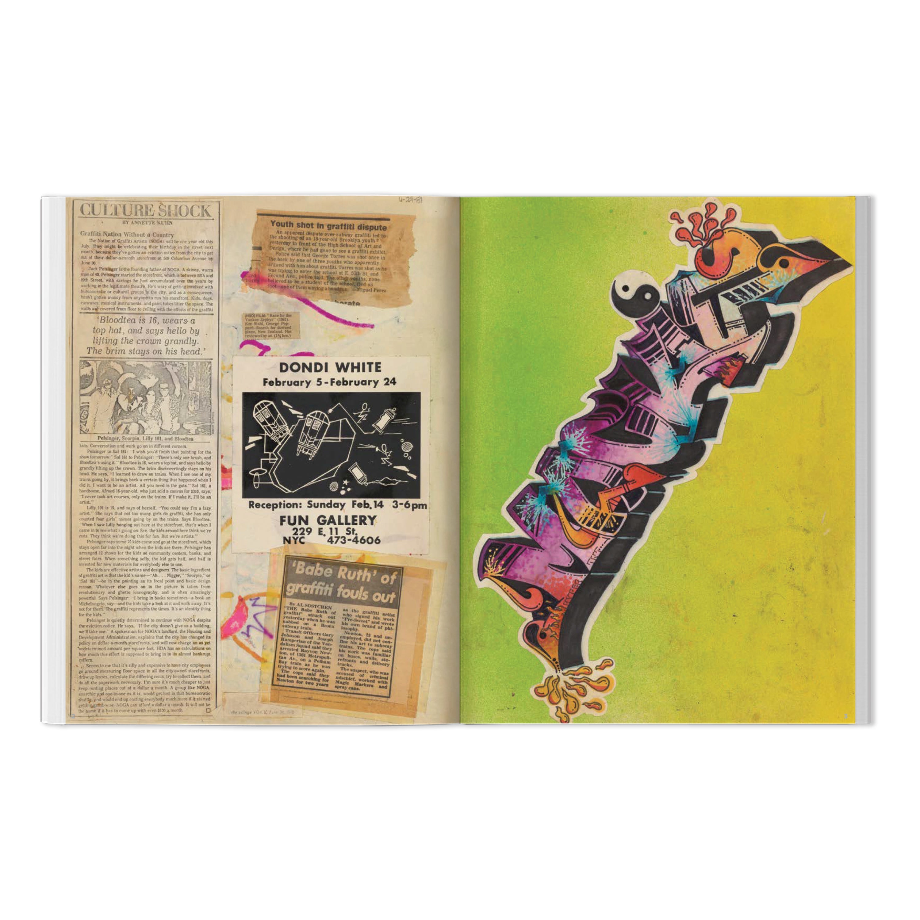 ZEPHYR "GRAFFITI BLACL BOOK/SCRAPBOOK: 1978 & BEYOND” BOOK
