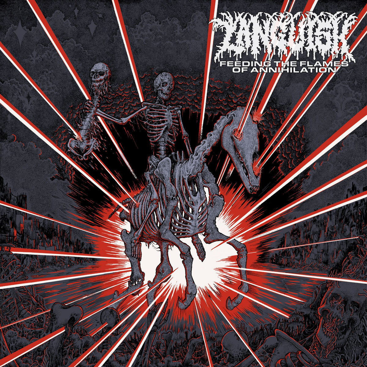 LANGUISH 'FEEDING THE FLAMES OF ANNIHILATION' CD