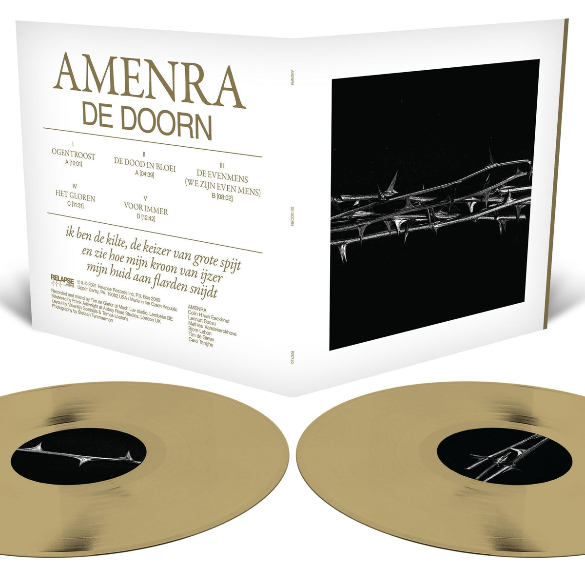 AMENRA'DE DOORN' 2LP LIMITED-EDITION (Translucent Gold Vinyl)